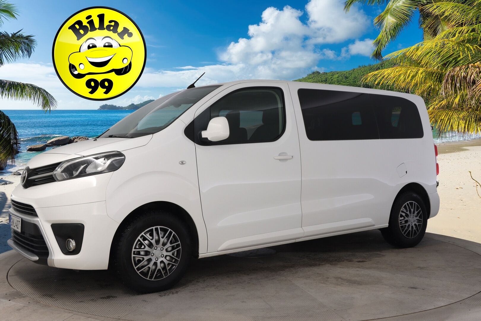 Toyota Proace Verso 2019 Active L1 1,5 D 120 - Suomi-auto | 8-Paikkainen | Vakkari | Webasto | Merkkihuollot | Vakkari | 2x renkaat | BT audio | Seuraava katsastus 1v ja 6kk