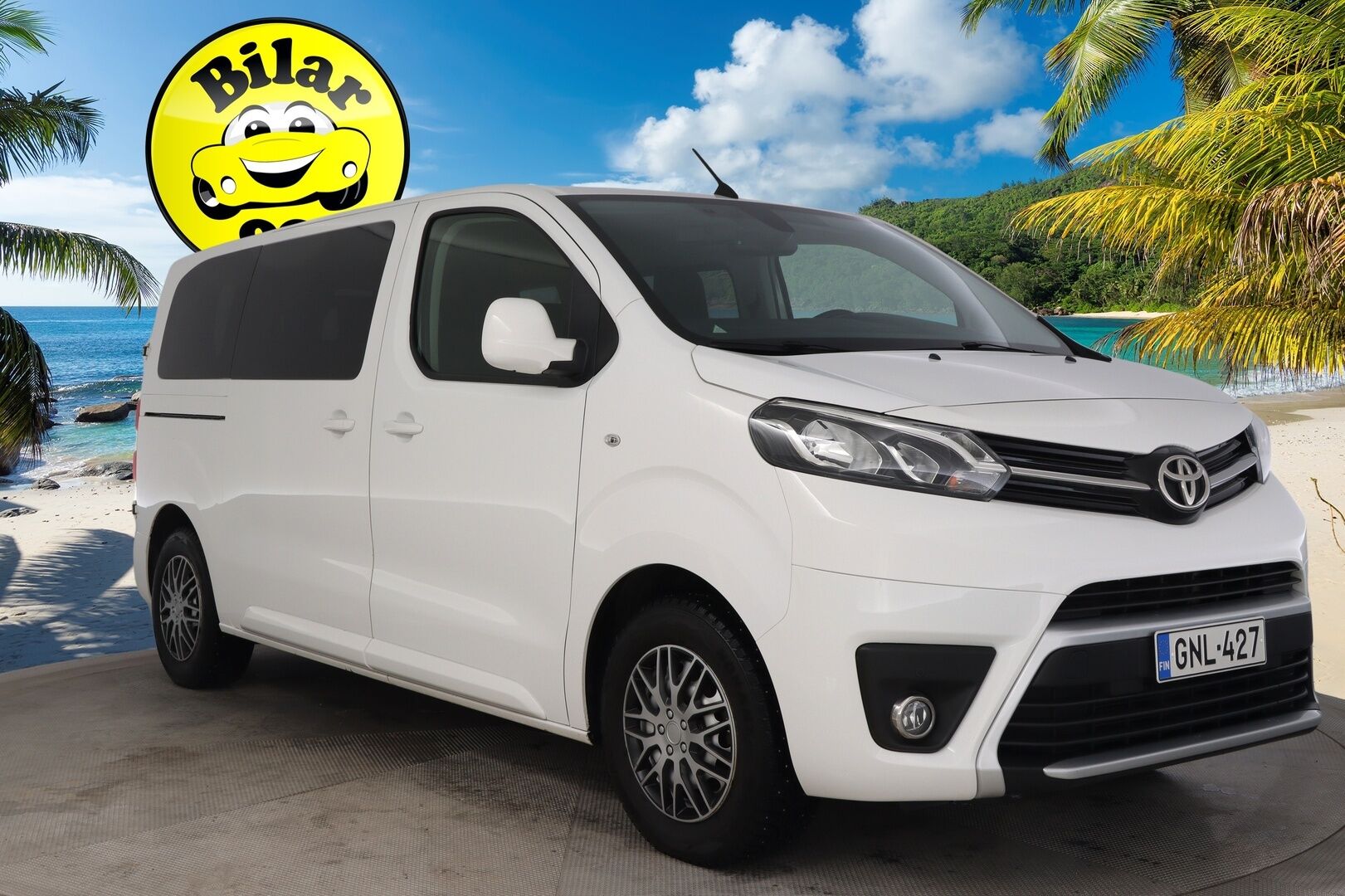 Toyota Proace Verso 2019 Active L1 1,5 D 120 - Suomi-auto | 8-Paikkainen | Vakkari | Webasto | Merkkihuollot | Vakkari | 2x renkaat | BT audio | Seuraava katsastus 1v ja 6kk