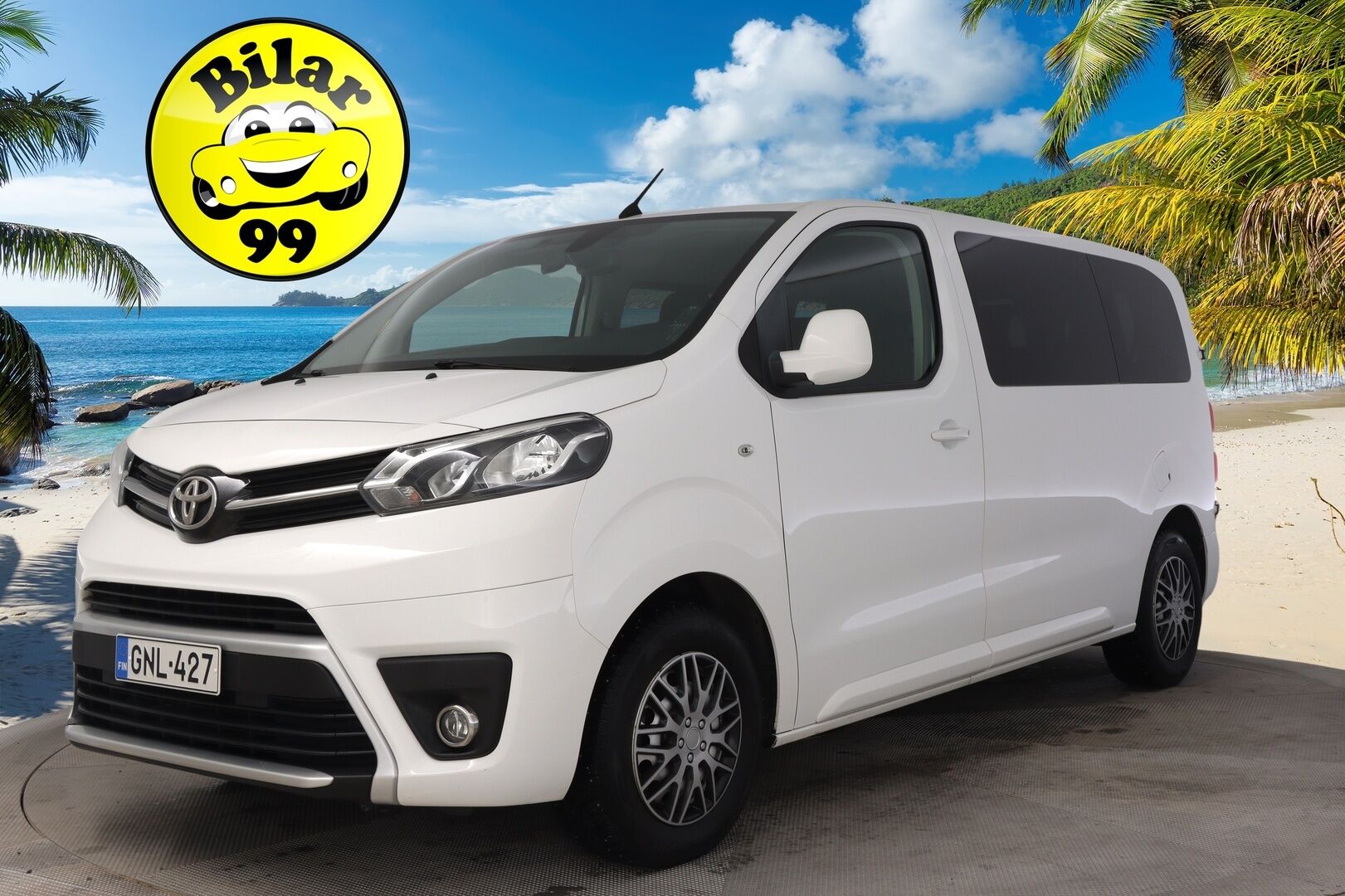 Toyota Proace Verso 2019 Active L1 1,5 D 120 - Suomi-auto | 8-Paikkainen | Vakkari | Webasto | Merkkihuollot | Vakkari | 2x renkaat | BT audio | Seuraava katsastus 1v ja 6kk