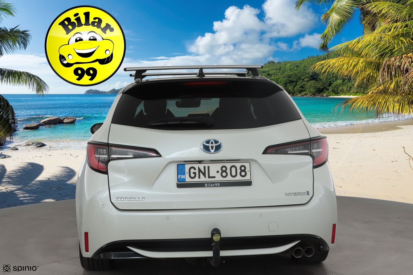 Toyota Corolla 2019 Touring Sports 2,0 Hybrid Style Business * Webasto / ACC / P.kamera / LED / Navi / Koukku / Sähköluukku / Puolinahat * - Suomi-auto / Kahdet renkaat aluvanteilla