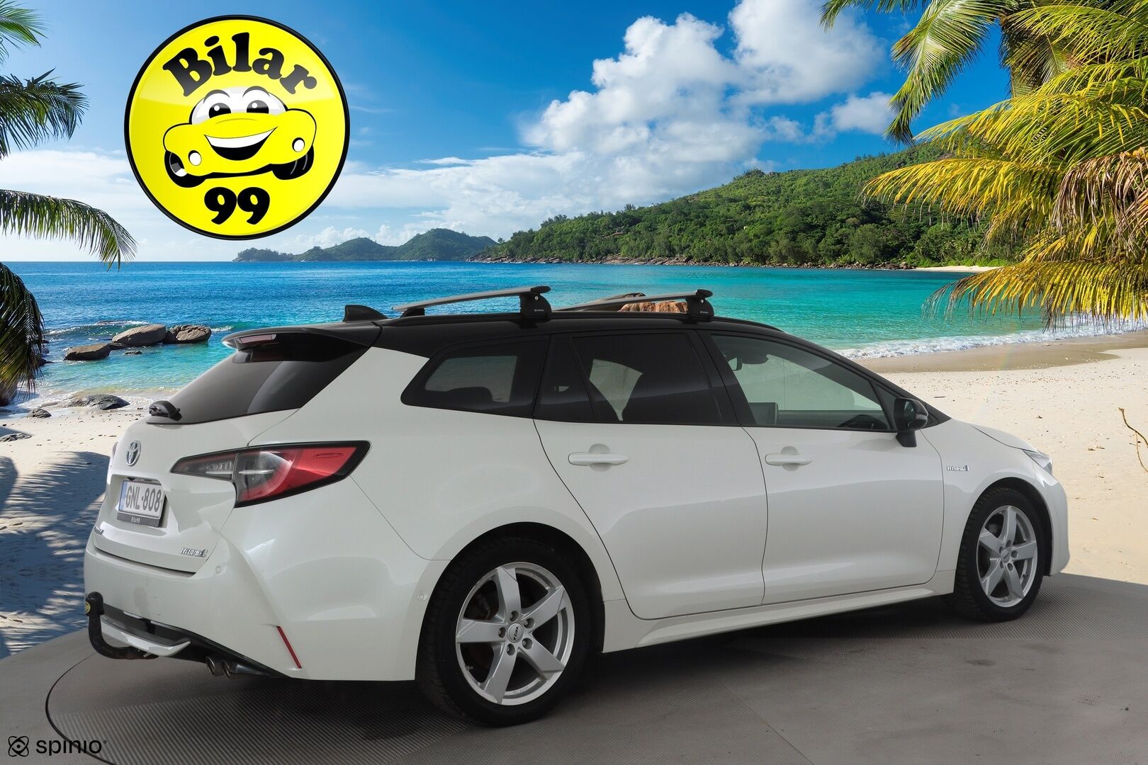 Toyota Corolla 2019 Touring Sports 2,0 Hybrid Style Business * Webasto / ACC / P.kamera / LED / Navi / Koukku / Sähköluukku / Puolinahat * - Suomi-auto / Kahdet renkaat aluvanteilla