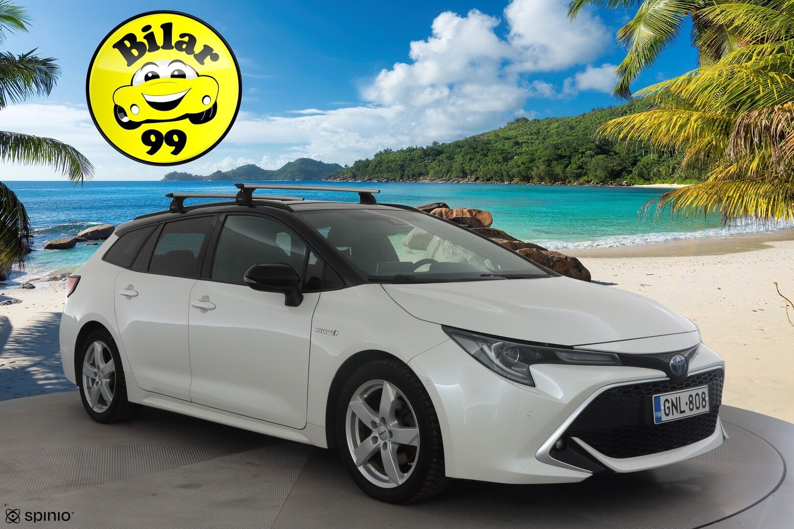 Toyota Corolla 2019 Touring Sports 2,0 Hybrid Style Business * Webasto / ACC / P.kamera / LED / Navi / Koukku / Sähköluukku / Puolinahat * - Suomi-auto / Kahdet renkaat aluvanteilla