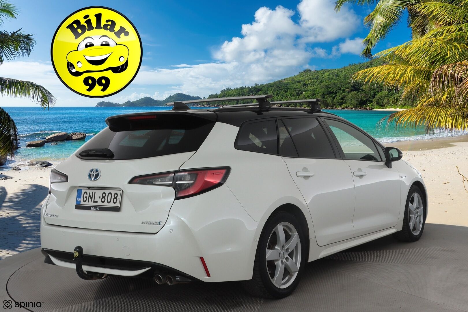 Toyota Corolla 2019 Touring Sports 2,0 Hybrid Style Business * Webasto / ACC / P.kamera / LED / Navi / Koukku / Sähköluukku / Puolinahat * - Suomi-auto / Kahdet renkaat aluvanteilla