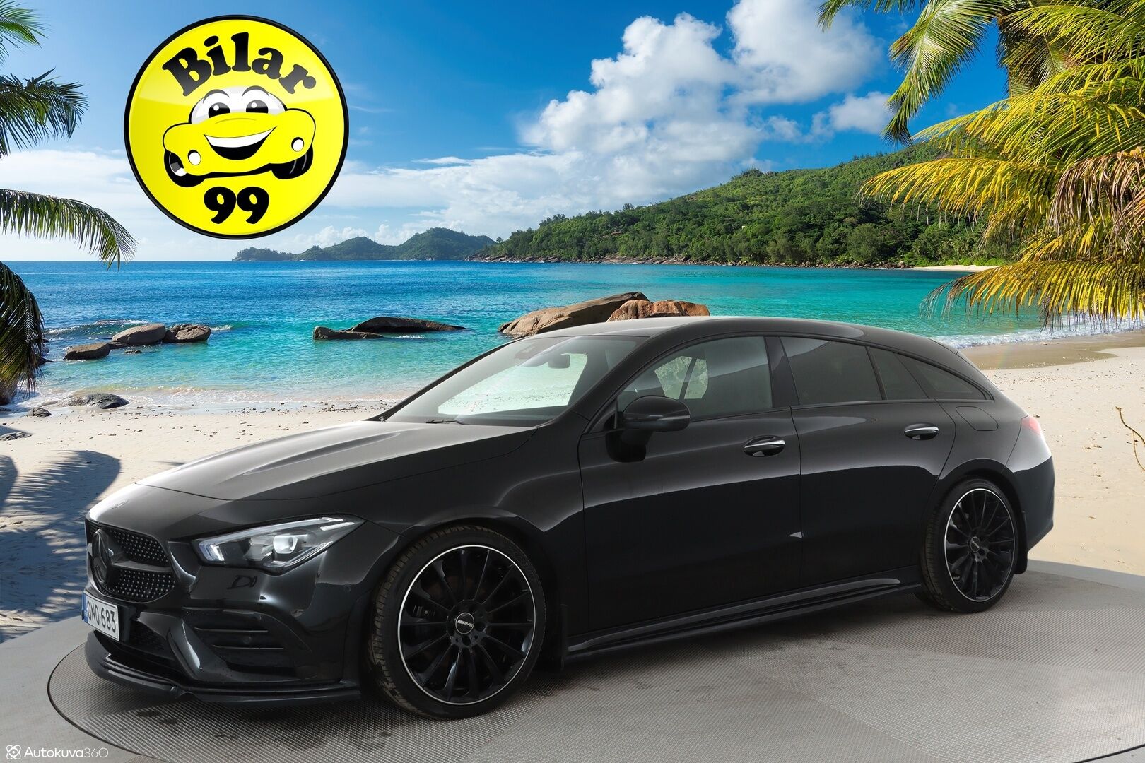 Mercedes-Benz CLA 2020 180 Shooting Brake AMG ** Widescreen / Navi / Apple&Android / Sporttipenkit / P.kamera / Sähköluukku / Vakkari / Keyless - 3,99 % KORKOTARJOUS TÄHÄN AUTOON - Nahka-alcantara sisusta / 2x renkaat / Lohkolämmitin 