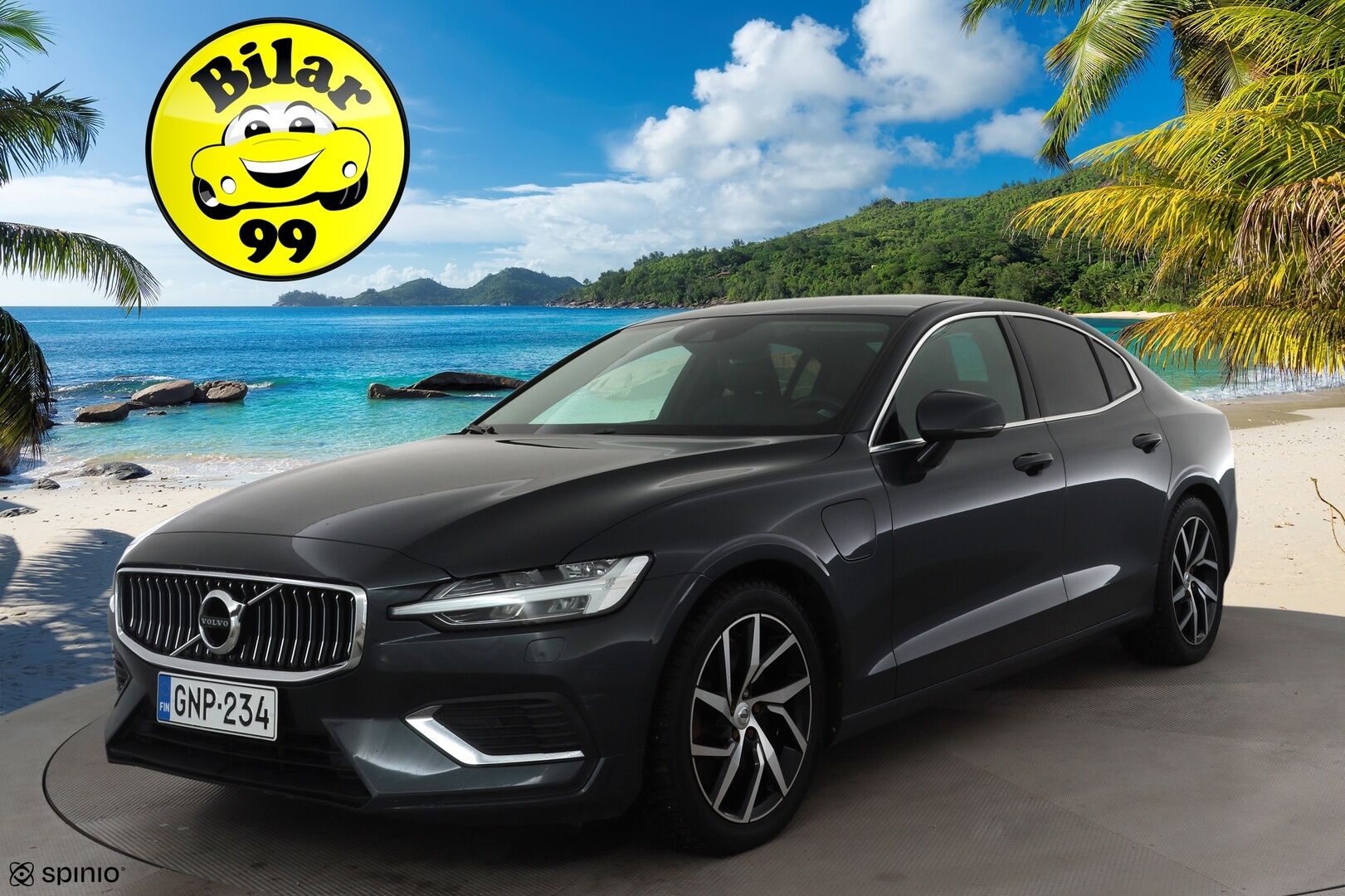 Volvo S60 2020 T8 TwE AWD Business Inscription aut * ACC / P.tutkat / Webasto / LED / Navi / Muistipenkki / Nahat / KeylessGo * - Suomi-auto / Kahdet renkaat aluvanteilla - HULLU BLACKWEEK KORKOTARJOUS 2,49%