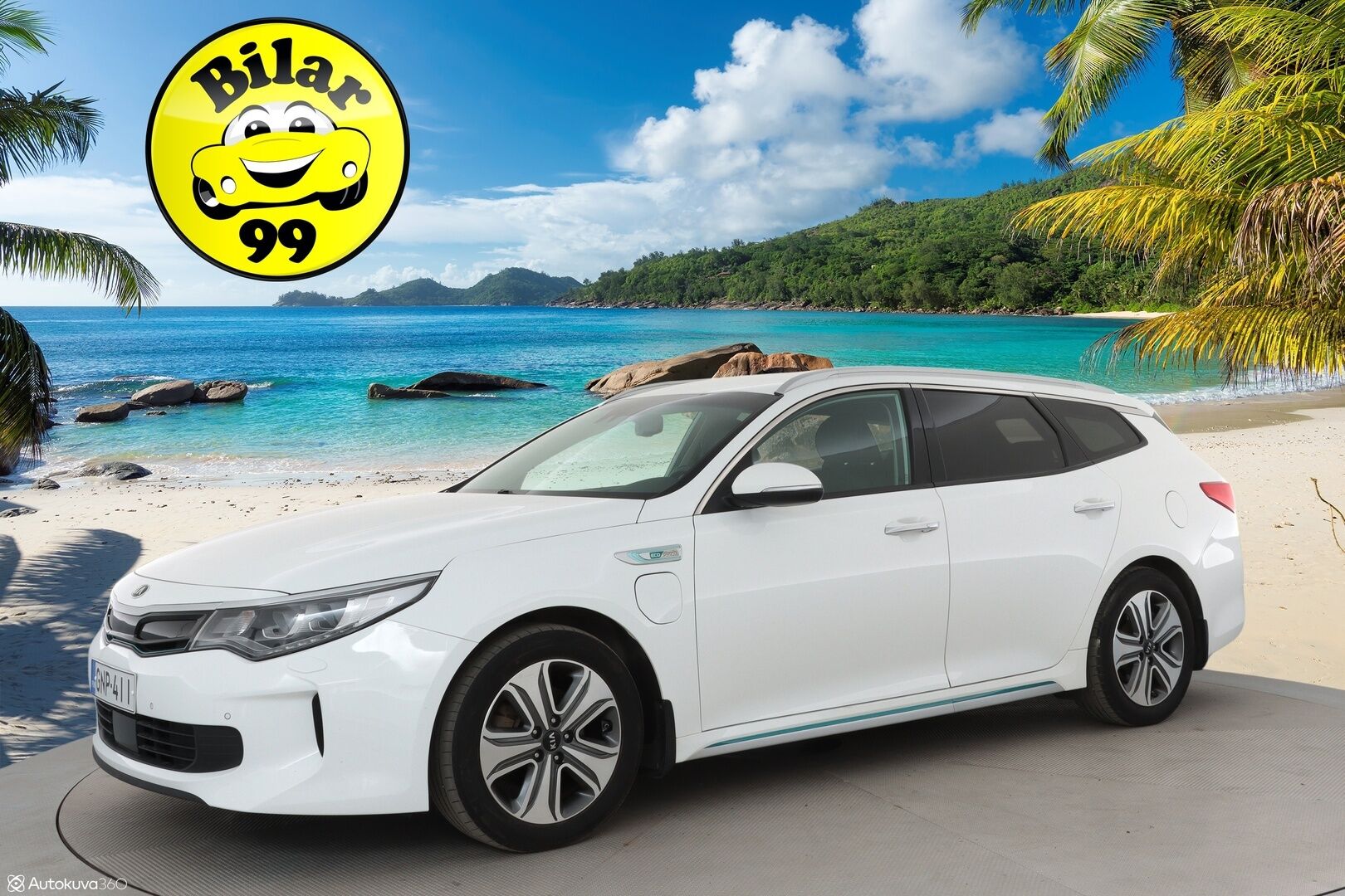Kia Optima 2018 2,0 GDI PHEV Business Premium SW A/T - Adapt.vakkari / H&K / P.kamera / Tuuletetut nahkapenkit / Keyless / Apple&Android / Navi!