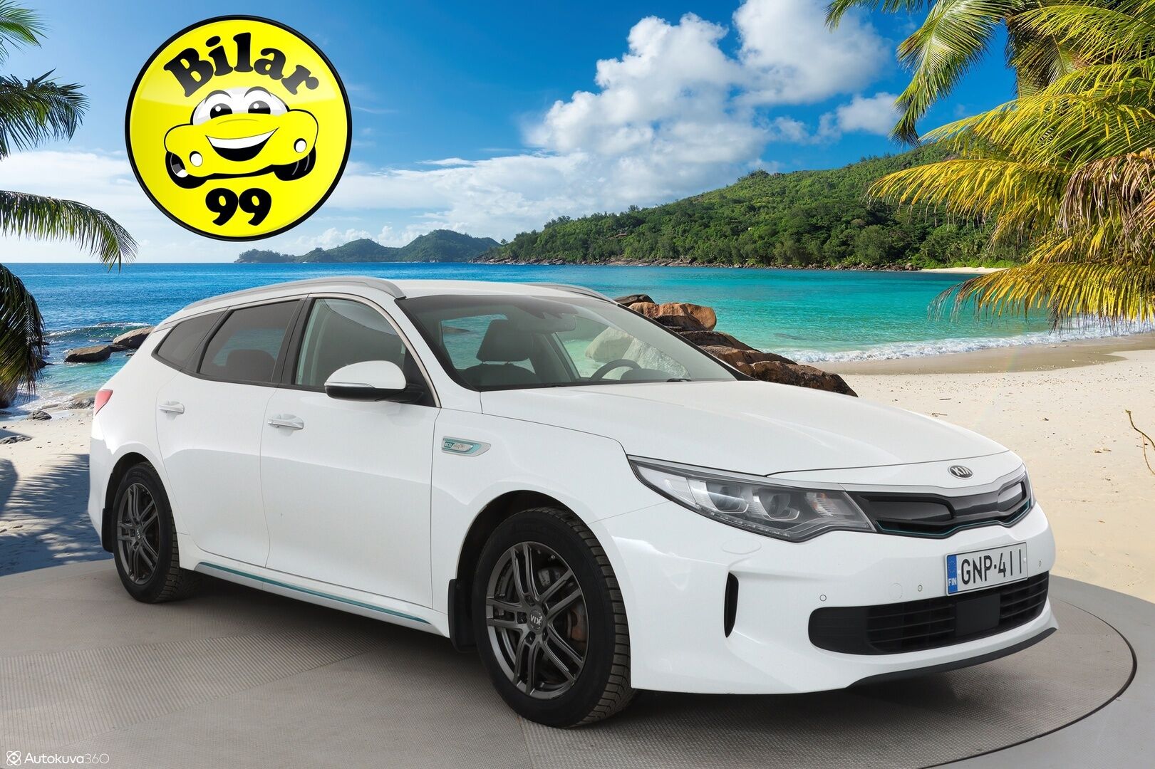 Kia Optima 2018 2,0 GDI PHEV Business Premium SW A/T - Adapt.vakkari / H&K / P.kamera / Tuuletetut nahkapenkit / Keyless / Apple&Android / Navi!
