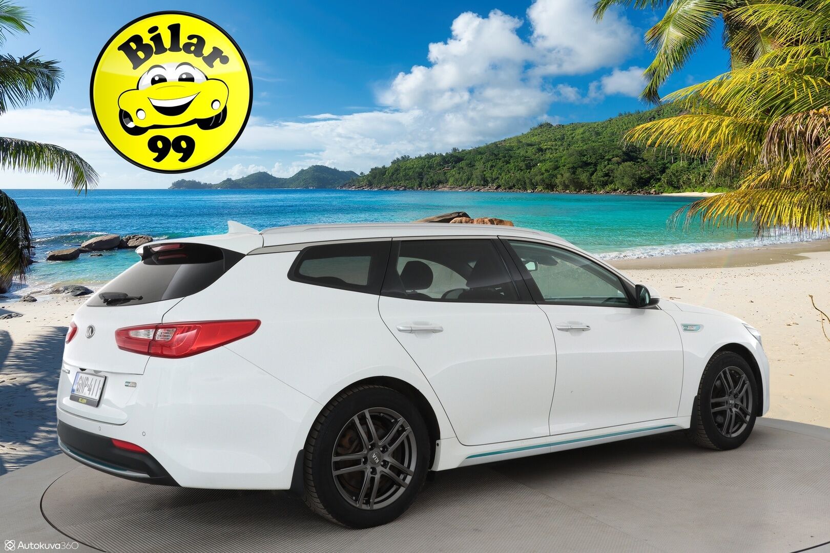 Kia Optima 2018 2,0 GDI PHEV Business Premium SW A/T - Adapt.vakkari / H&K / P.kamera / Tuuletetut nahkapenkit / Keyless / Apple&Android / Navi!