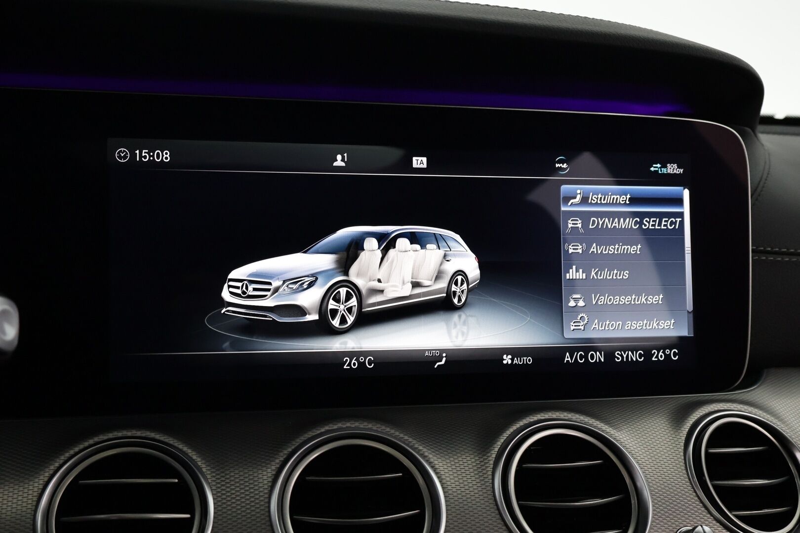 Mercedes-Benz E 2018 220d T A Premium Business AMG - Webasto | Burmester | HUD | Panorama | 360° | Widescreen | Muistipenkit | Multibeam LED | Vetokoukku | Supervarusteet!