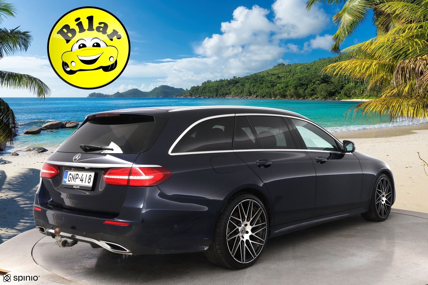 Mercedes-Benz E 2018 220d T A Premium Business AMG - Webasto | Burmester | HUD | Panorama | 360° | Widescreen | Muistipenkit | Multibeam LED | Vetokoukku | Supervarusteet!