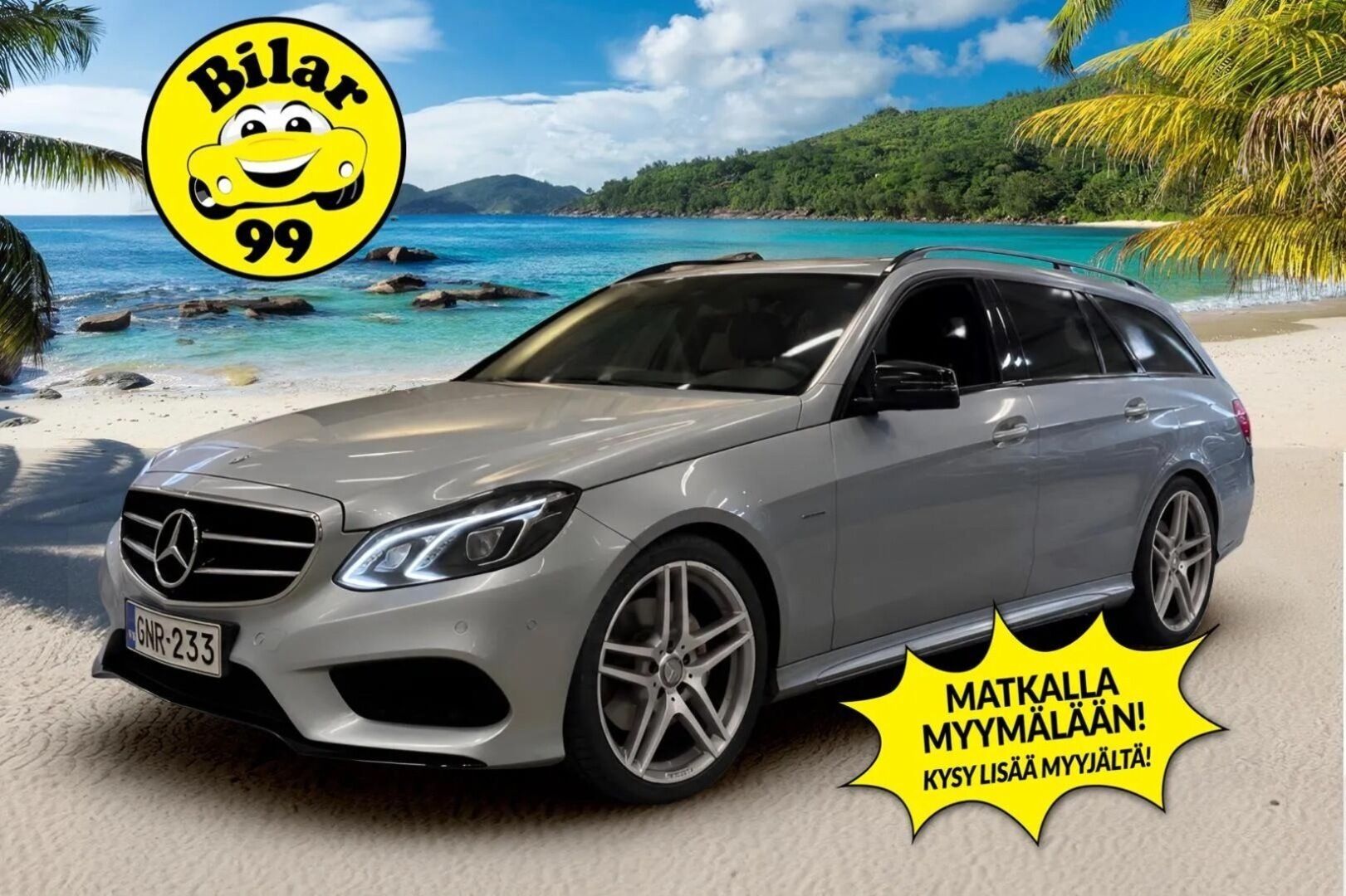Mercedes-Benz E 2015 220 BlueTec T 4Matic A Premium Business - | H/K | ILS LED | Vakkari | P. Kamera | COMAND Navi | Alletaittuva koukku | Nahka-alcantara | AMG ulko- ja sisä. | Lohko&sisäp. | Todella siisti! | - KORKO VAIN 3,99 %
