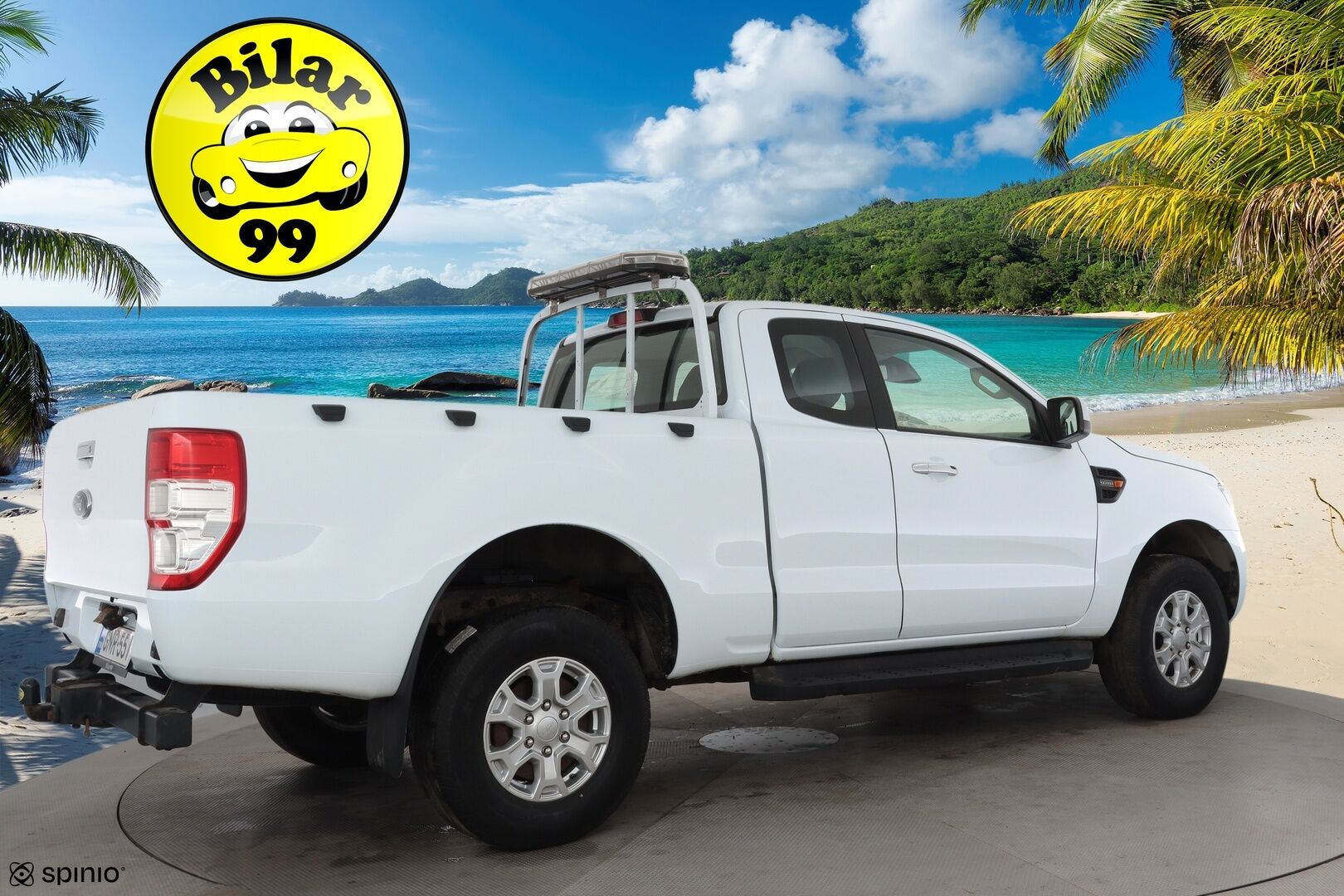 Ford Ranger 2019 Super Cab 2,0TDCi 170 hp A10 4x4 XLT * Webasto / Koukku / P.Kamera / Vakkari / Kaistavahti / Bluetooth * - 1-om Suomi-auto / Kahdet renkaat aluvanteilla