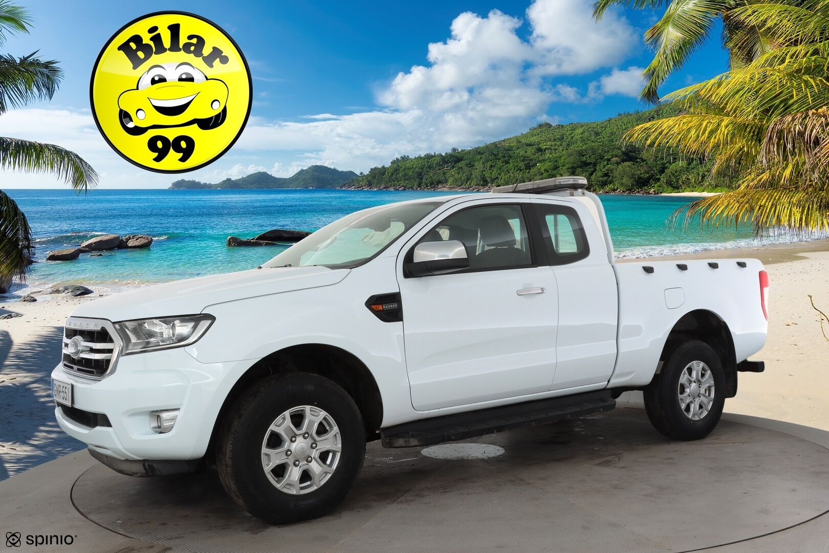 Ford Ranger 2019 Super Cab 2,0TDCi 170 hp A10 4x4 XLT * Webasto / Koukku / P.Kamera / Vakkari / Kaistavahti / Bluetooth * - 1-om Suomi-auto / Kahdet renkaat aluvanteilla