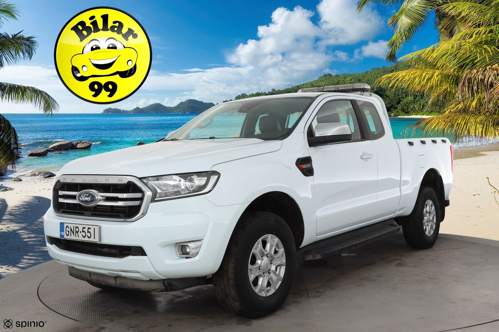 Ford Ranger 2019 Super Cab 2,0TDCi 170 hp A10 4x4 XLT * Webasto / Koukku / P.Kamera / Vakkari / Kaistavahti / Bluetooth * - 1-om Suomi-auto / Kahdet renkaat aluvanteilla