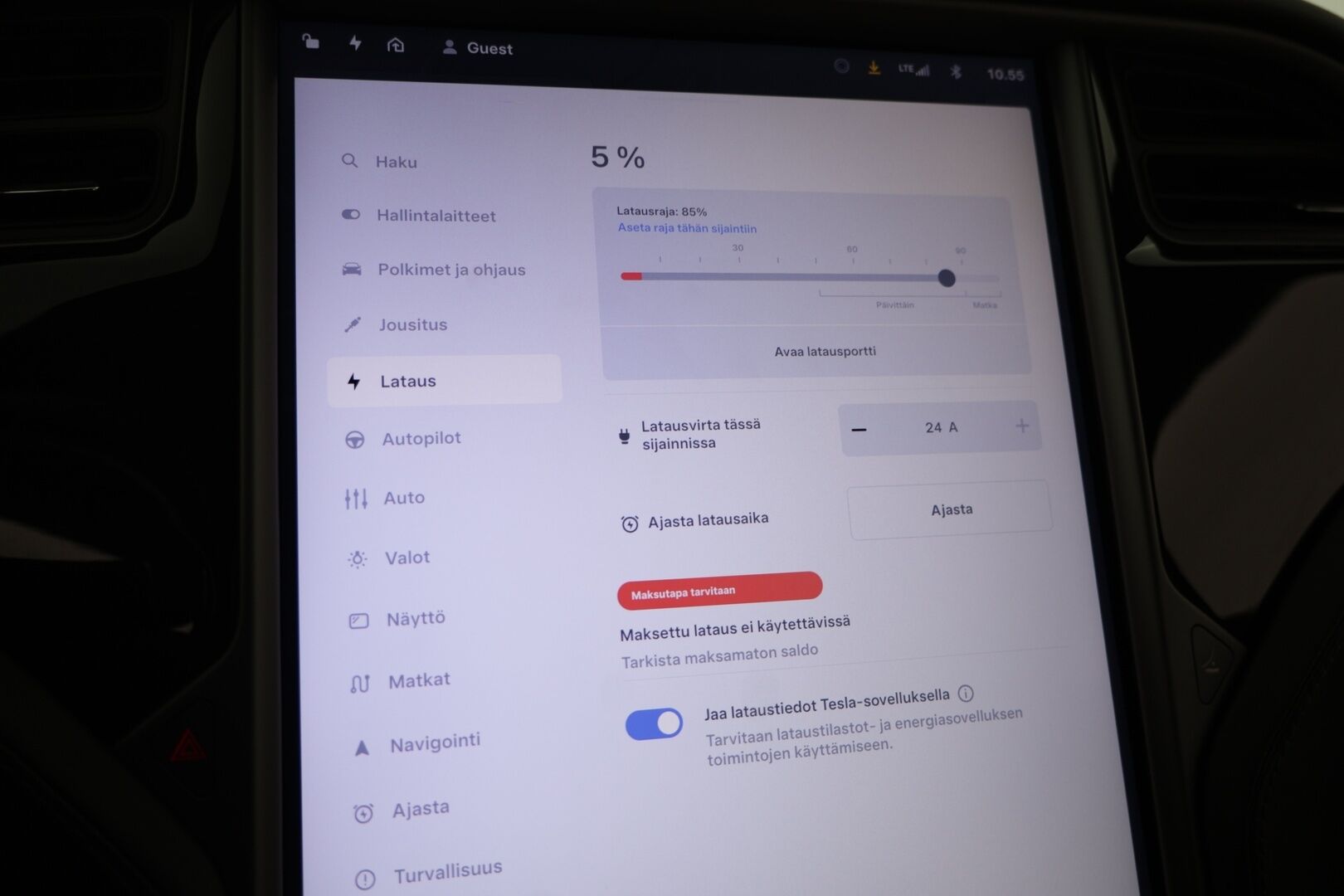 Tesla Model S 2020 Long Range AWD Raven ** AP / Ilma-alusta / 21'' Turbine / Vaaleat nahat / Premium Sound - 2x vanteet / Suomi-auto / Tyylikäs 
