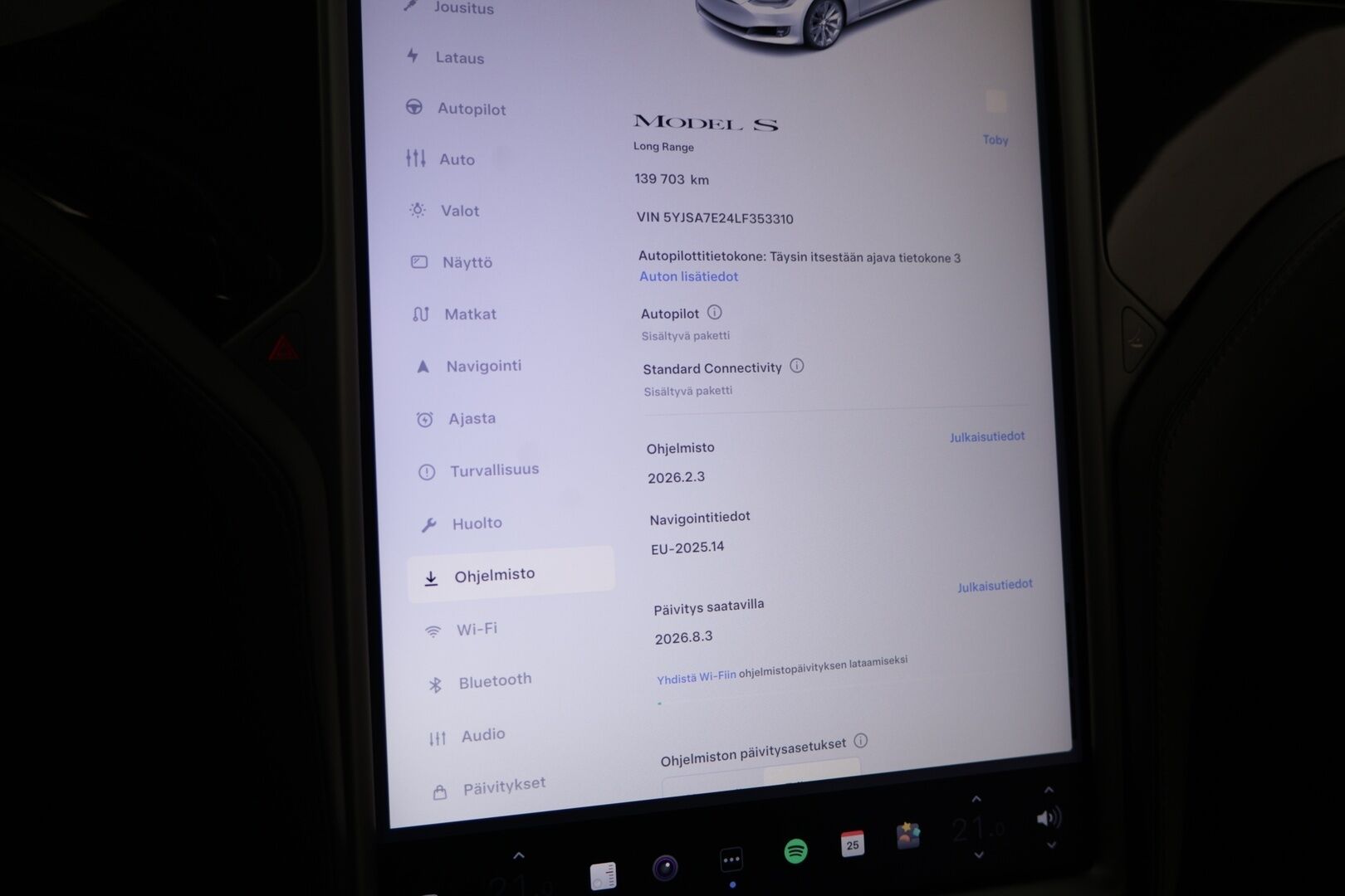 Tesla Model S 2020 Long Range AWD Raven ** AP / Ilma-alusta / 21'' Turbine / Vaaleat nahat / Premium Sound - 2x vanteet / Suomi-auto / Tyylikäs 