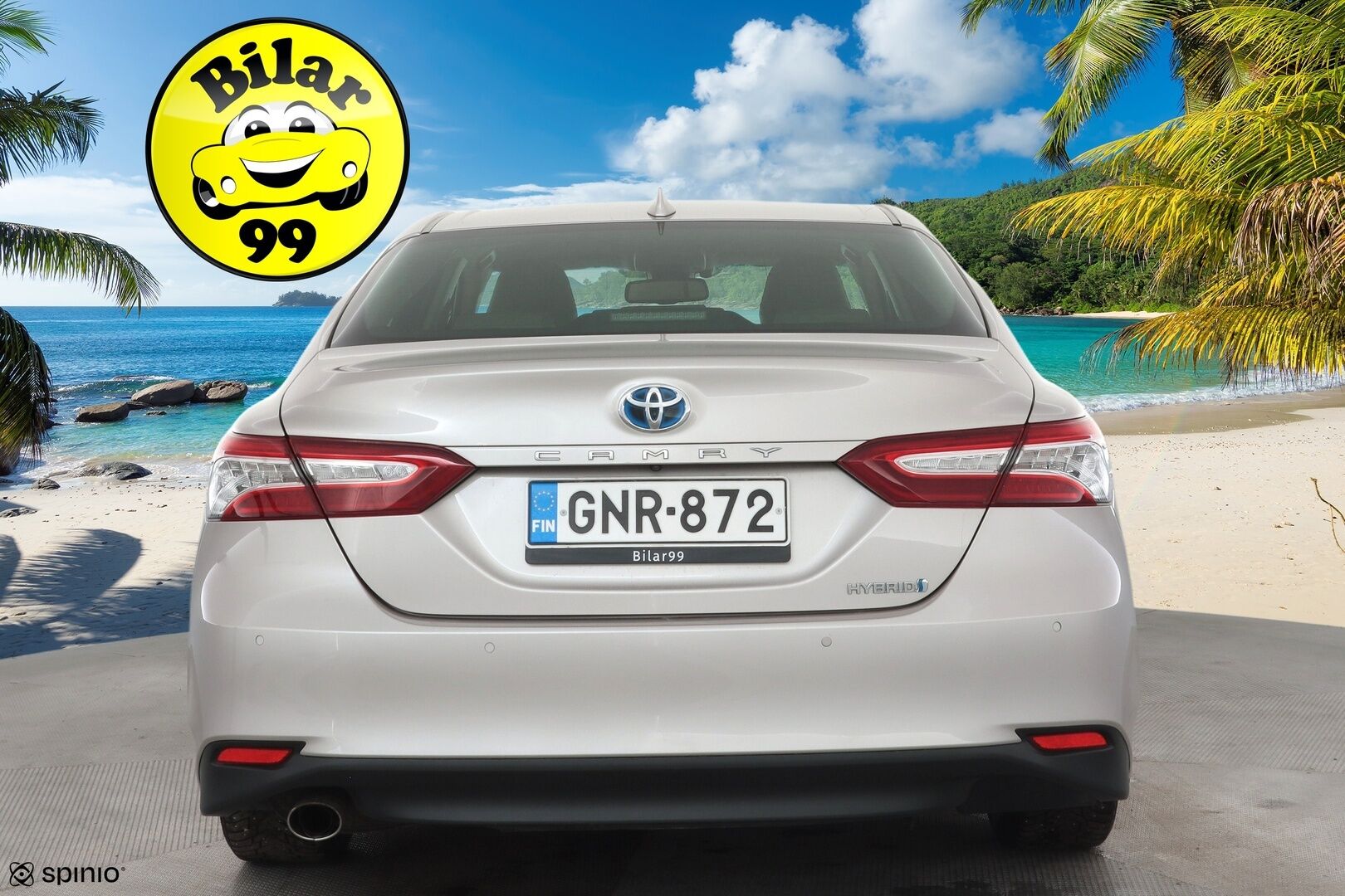 Toyota Camry 2019 2,5 Hybrid Style * Sisätilanlämmitin / ACC / LED / P.Kamera / Sähköpenkit / Navi / Keyless * - Merkkihuollot / Kahdet renkaat aluvanteilla / Suomi-auto