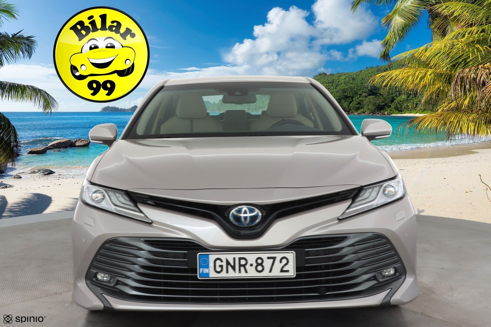 Toyota Camry 2019 2,5 Hybrid Style * Sisätilanlämmitin / ACC / LED / P.Kamera / Sähköpenkit / Navi / Keyless * - Merkkihuollot / Kahdet renkaat aluvanteilla / Suomi-auto