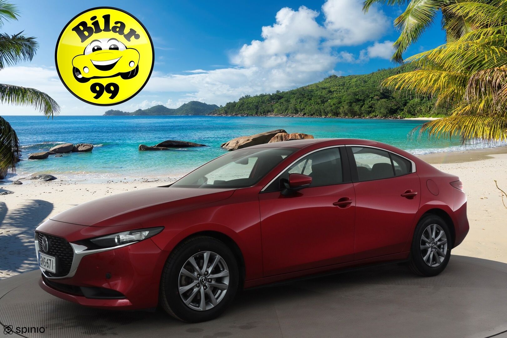 Mazda 3 2020 Sedan 2,0 (122 hv) SKYACTIV-G Vision Plus Business AT KL2Y * ACC / HUD / P.kamera / LED / Navi / KeylessGo * - Suomi-auto / Kahdet renkaat Mazdan vanteilla / Merkkihuollettu - HULLU BLACKWEEK KORKOTARJOUS 2,49%