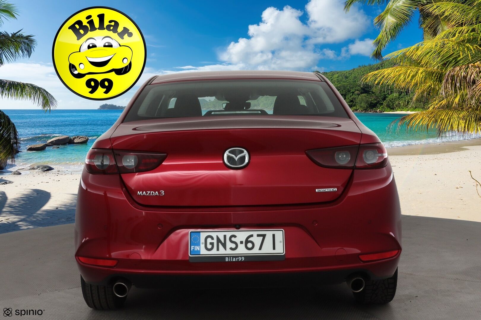 Mazda Mazda3 2020 Sedan 2,0 (122 hv) SKYACTIV-G Vision Plus Business AT KL2Y * ACC / HUD / P.kamera / LED / Navi / KeylessGo * - Lohkolämmitin / Suomi-auto / Kahdet renkaat aluvanteilla / Merkkihuollettu - Osta nyt, maksa vasta ensi vuonna