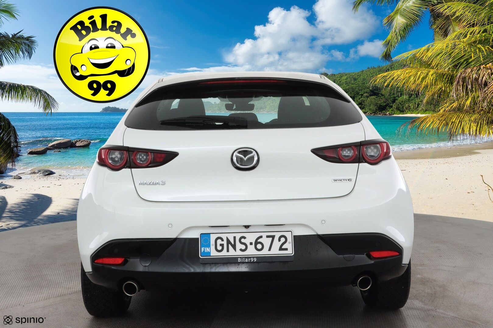 Mazda Mazda3 2020 Hatchback 2,0 (122 hv) SKYACTIV-G Vision Plus Business * ACC / HUD  / LED / P.Kamera / Navi / Kaistavahti / Keyless * - Kahdet renkaat aluvanteilla - HULLUT AVAJAISHULINAT KORKOTARJOUS 3,29 %