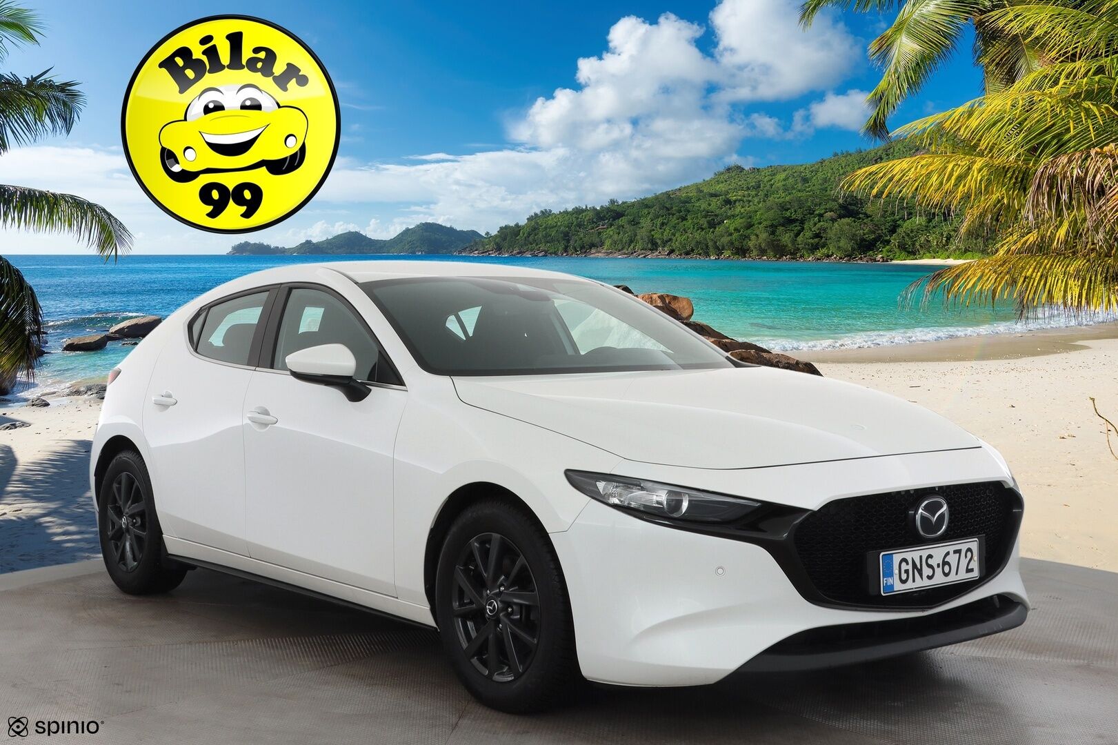 Mazda Mazda3 2020 Hatchback 2,0 (122 hv) SKYACTIV-G Vision Plus Business * ACC / HUD  / LED / P.Kamera / Navi / Kaistavahti / Keyless * - Kahdet renkaat aluvanteilla - HULLUT AVAJAISHULINAT KORKOTARJOUS 3,29 %