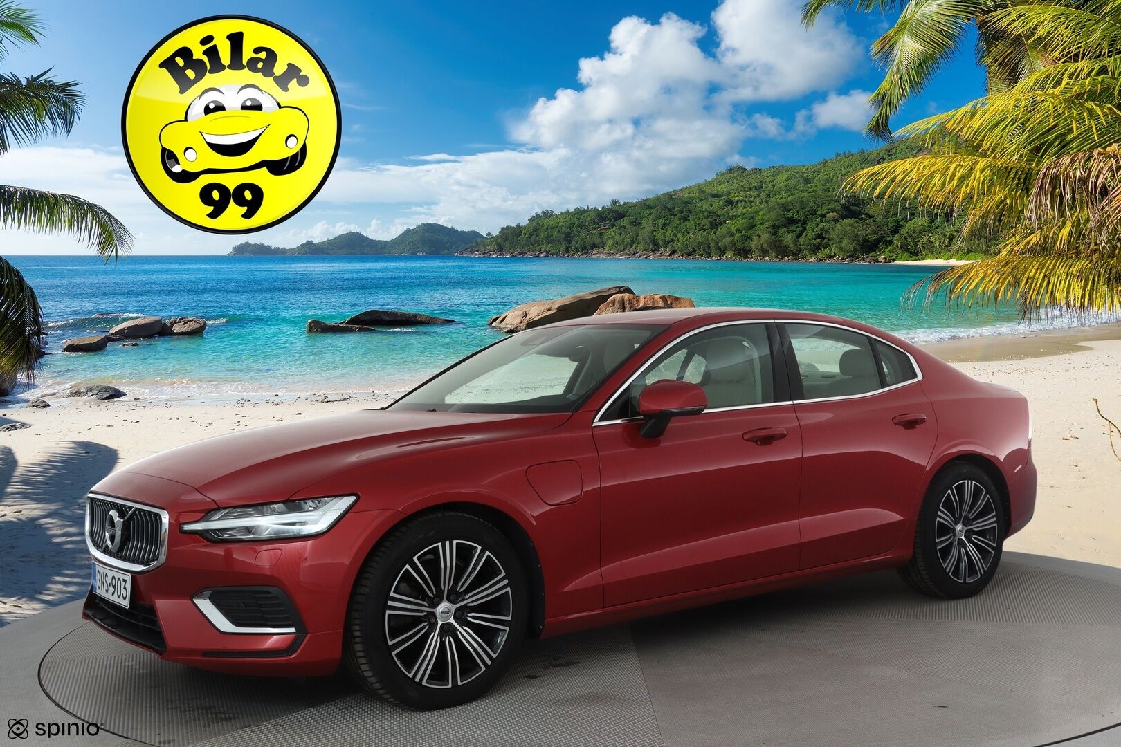 Volvo S60 2020 T8 TwE AWD Business Inscription aut * Webasto / ACC / LED / P.kamera / Sportpenkki Muistilla / Navi / Kaistavahti * - Suomi-auto / 2x Latauskaapelit / Kahdet Renkaat / Merkkihuollettu!