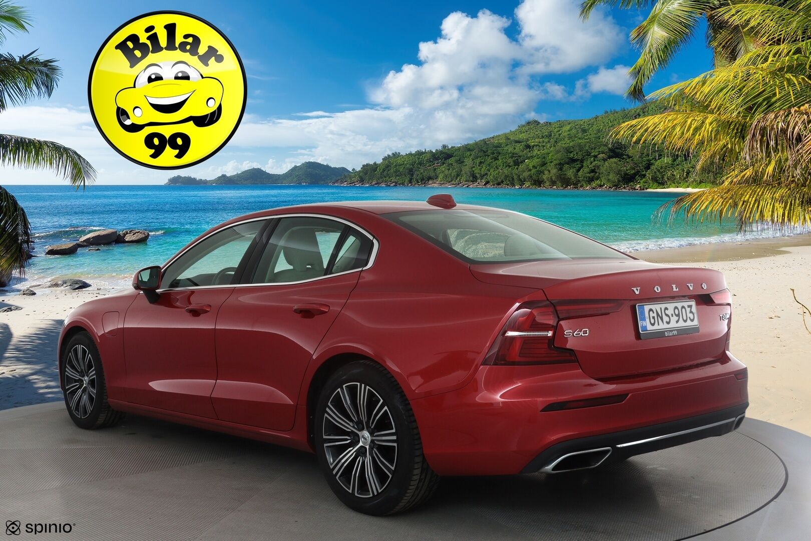 Volvo S60 2020 T8 TwE AWD Business Inscription aut * Webasto / ACC / LED / P.kamera / Sportpenkki Muistilla / Navi / Kaistavahti * - Suomi-auto / 2x Latauskaapelit / Kahdet Renkaat / Merkkihuollettu!