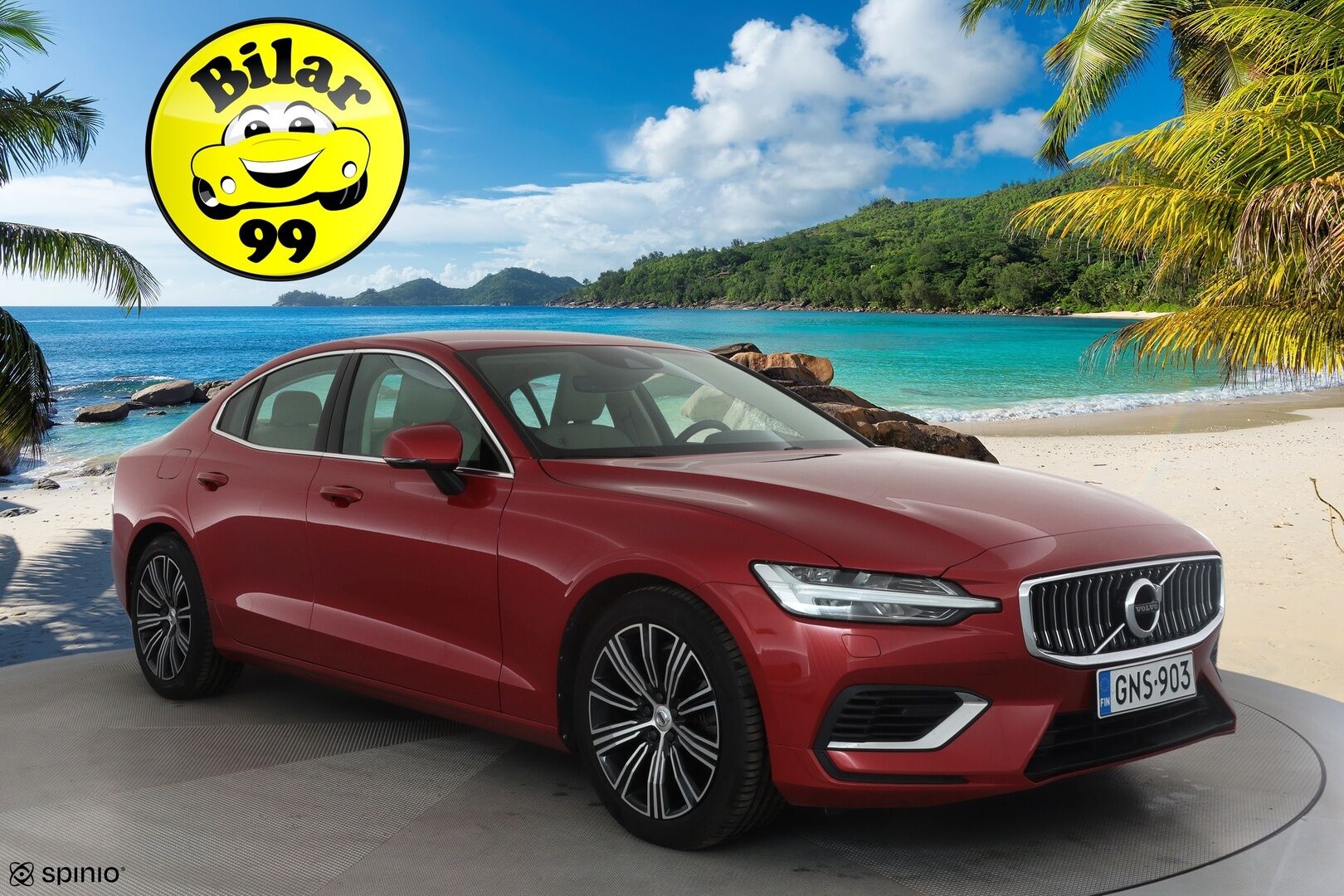 Volvo S60 2020 T8 TwE AWD Business Inscription aut * Webasto / ACC / LED / P.kamera / Sportpenkki Muistilla / Navi / Kaistavahti * - Suomi-auto / 2x Latauskaapelit / Kahdet Renkaat / Merkkihuollettu!