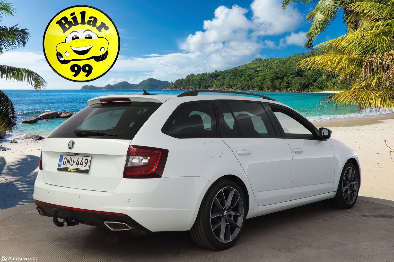 Skoda Octavia 2019 Combi 2,0 TDI 184 4x4 RS BusinessLine DSG Aut. **Webasto / ACC / Digimittari / P-Kamera / Koukku / S-Luukku / KeyLessGo / Ratinlämmitin / BLIS / Sporttipenkit** - 3,99% KORKOTARJOUS TÄHÄN AUTOON 21.9. ASTI - *Näyttävä maltillisesti ajettu RS-Skoda kovilla varusteilla. Hihna juuri vaihdettu / Hyvin huollettu!*