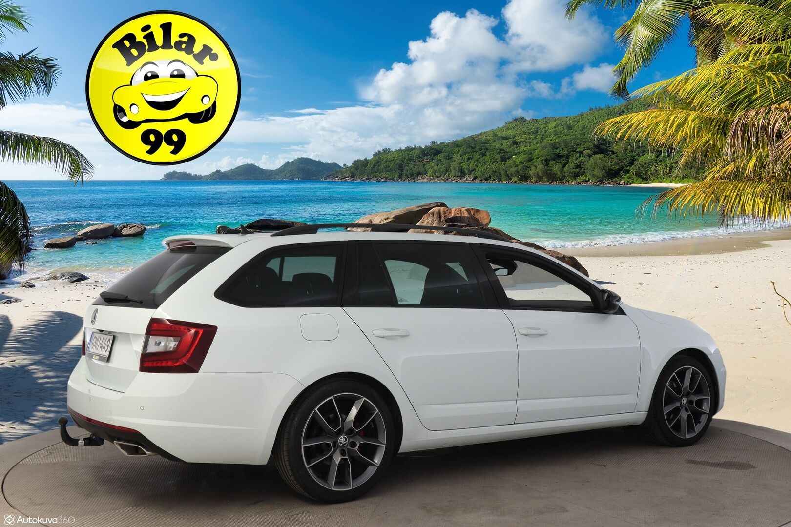 Skoda Octavia 2019 Combi 2,0 TDI 184 4x4 RS BusinessLine DSG Aut. **Webasto / ACC / Digimittari / P-Kamera / Koukku / S-Luukku / KeyLessGo / Ratinlämmitin / BLIS / Sporttipenkit** - Tehokas / Hyvin huollettu!