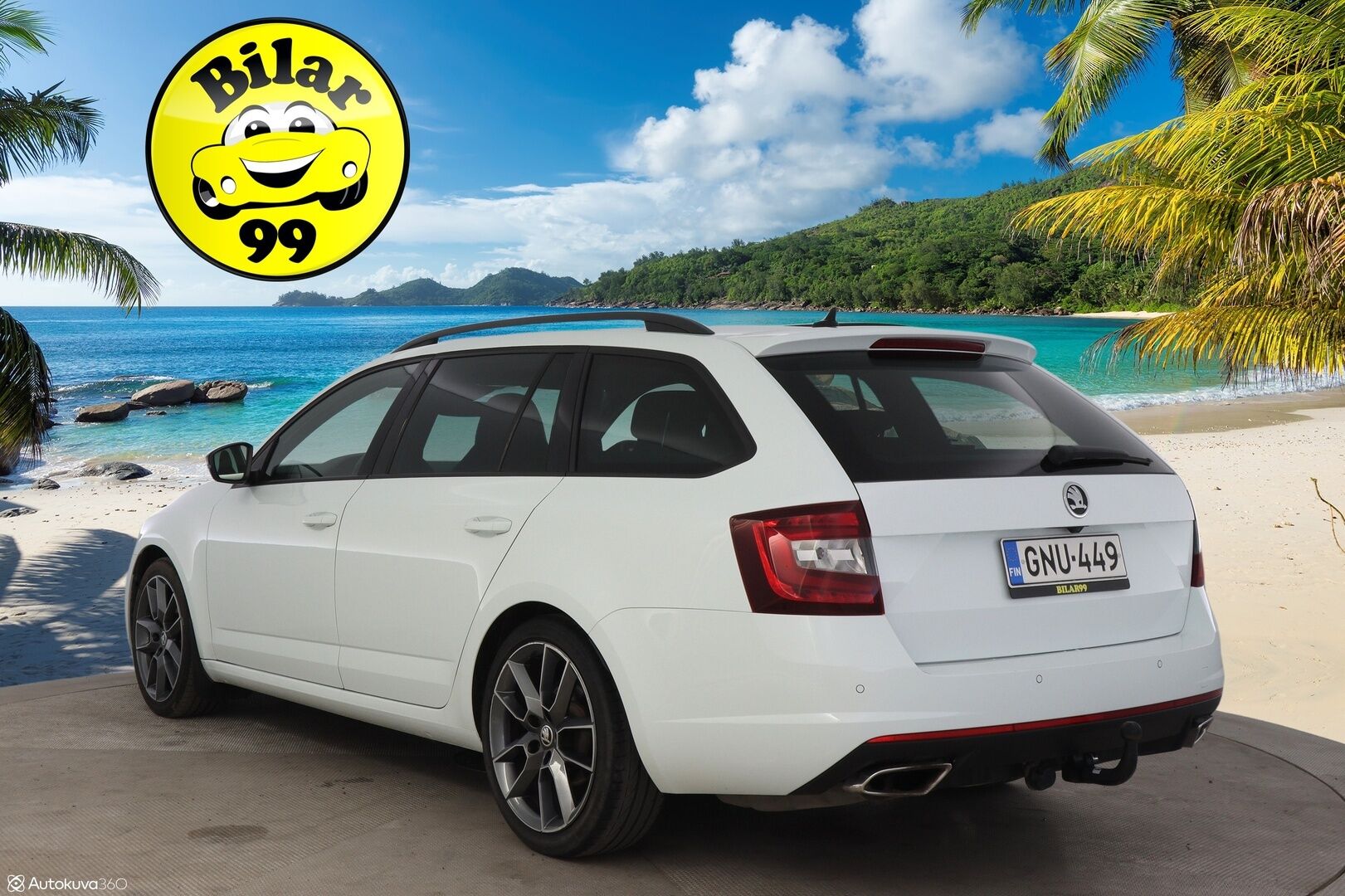 Skoda Octavia 2019 Combi 2,0 TDI 184 4x4 RS BusinessLine DSG Aut. **Webasto / ACC / Digimittari / P-Kamera / Koukku / S-Luukku / KeyLessGo / Ratinlämmitin / BLIS / Sporttipenkit** - Tehokas / Hyvin huollettu!