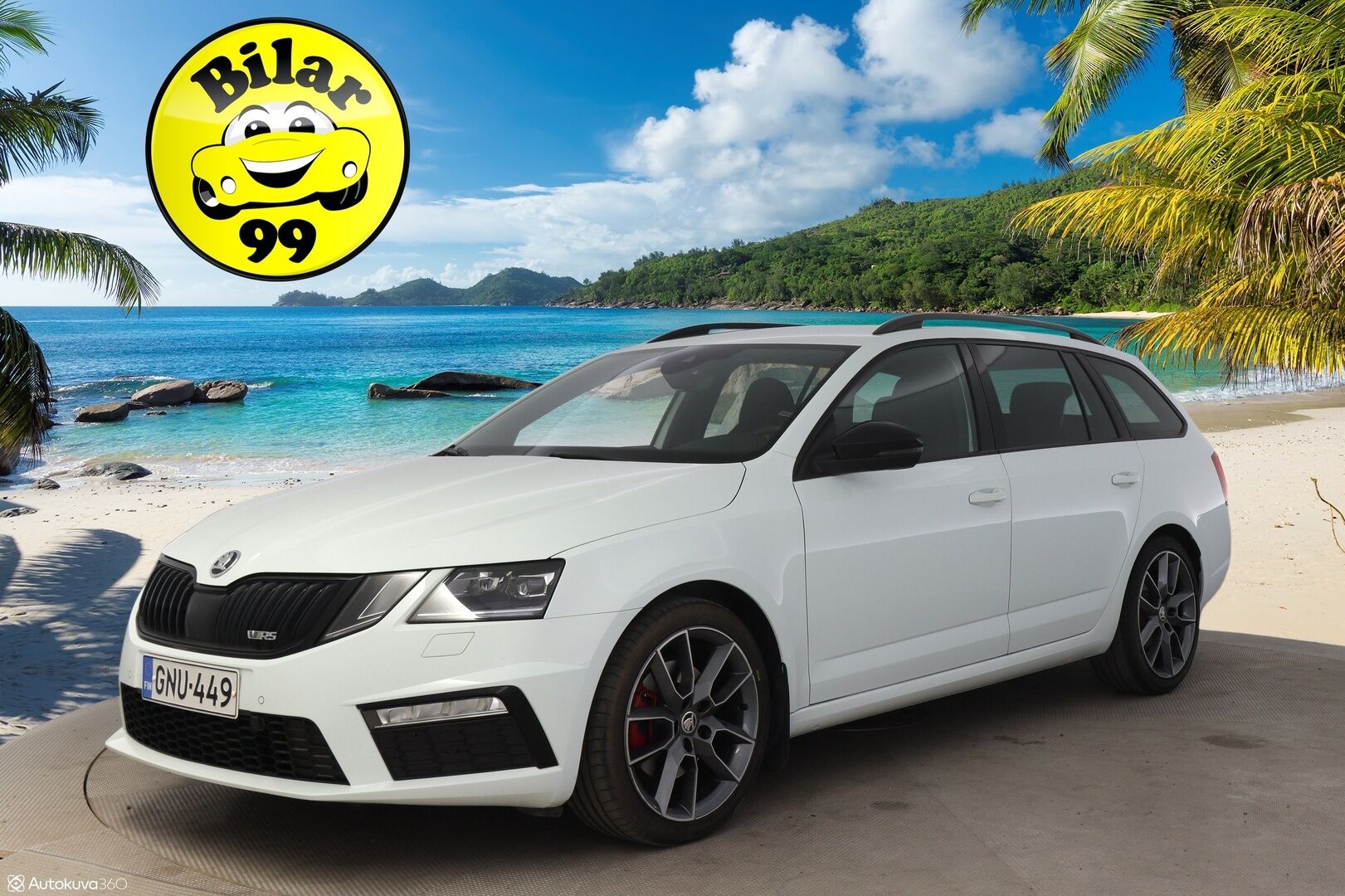 Skoda Octavia 2019 Combi 2,0 TDI 184 4x4 RS BusinessLine DSG Aut. **Webasto / ACC / Digimittari / P-Kamera / Koukku / S-Luukku / KeyLessGo / Ratinlämmitin / BLIS / Sporttipenkit** - Tehokas / Hyvin huollettu!