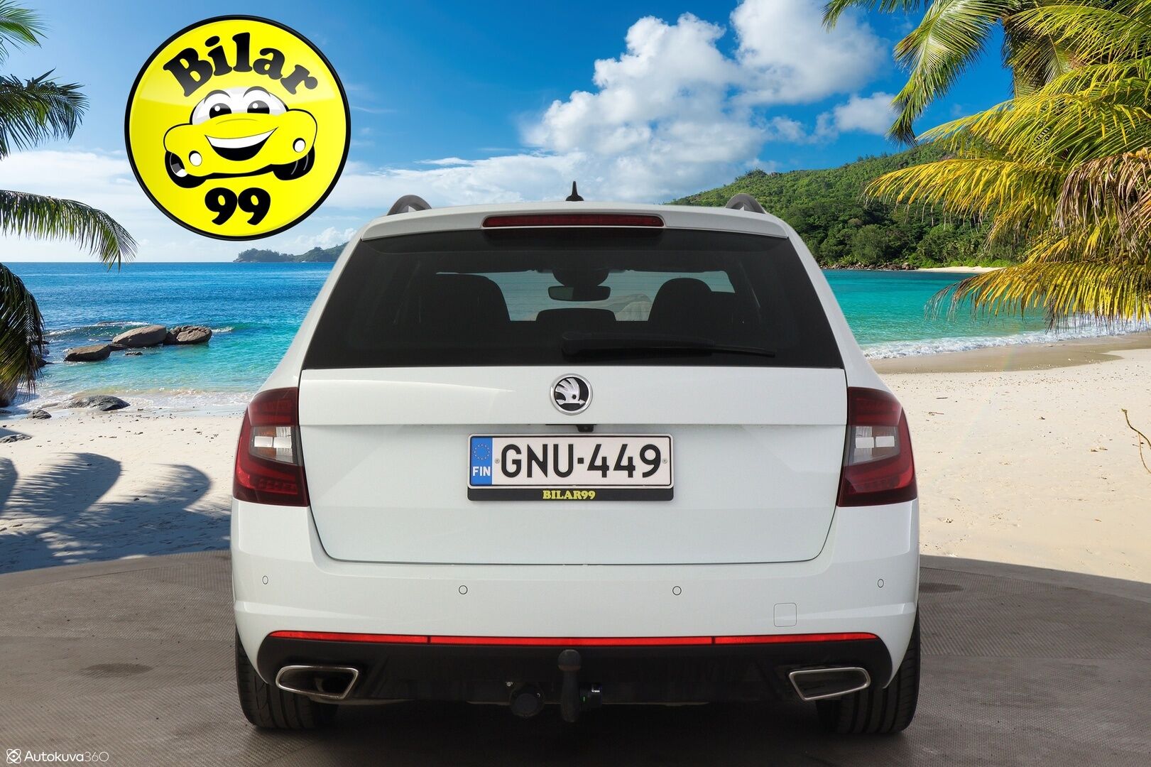 Skoda Octavia 2019 Combi 2,0 TDI 184 4x4 RS BusinessLine DSG Aut. **Webasto / ACC / Digimittari / P-Kamera / Koukku / S-Luukku / KeyLessGo / Ratinlämmitin / BLIS / Sporttipenkit** - Tehokas / Hyvin huollettu!