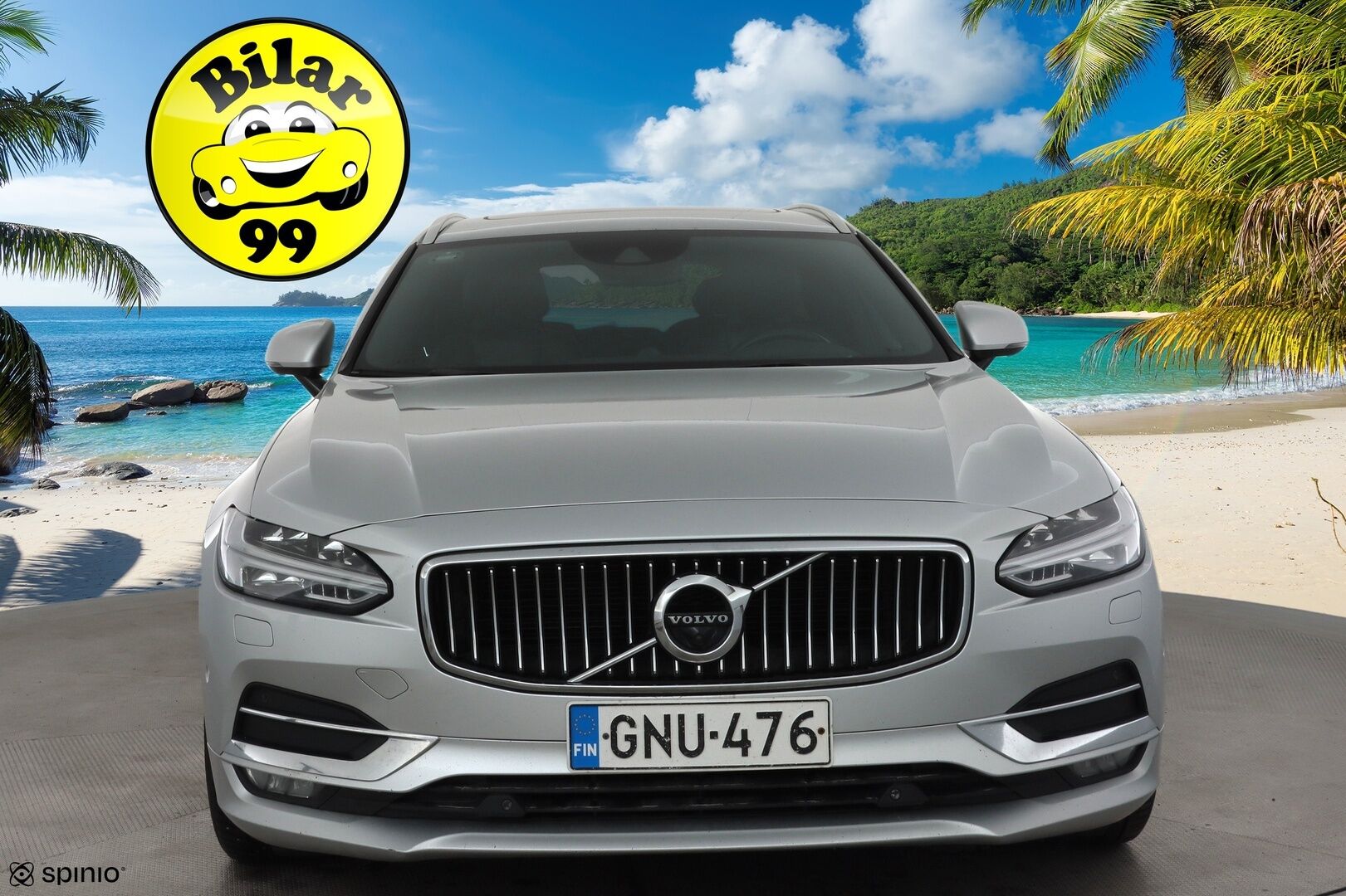 Volvo V90 2017 D5 AWD Inscription aut * Webasto / Koukku / Panorama / B&O / ACC / Full-LED / 360° / Sportnahat Muistilla * - Kahdet renkaat 