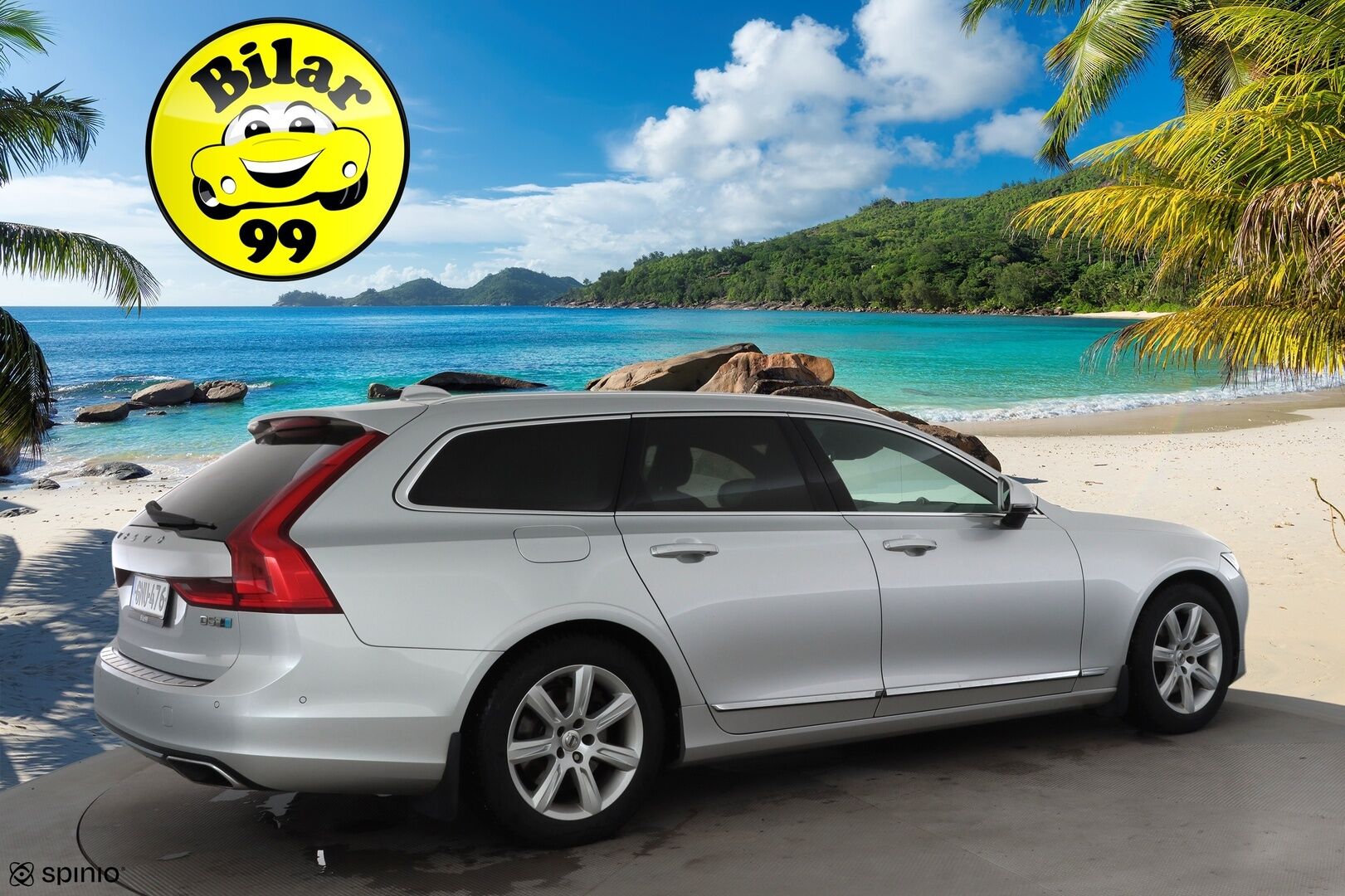 Volvo V90 2017 D5 AWD Inscription aut * Webasto / Koukku / Panorama / B&O / ACC / Full-LED / 360° / Sportnahat Muistilla * - Kahdet renkaat 