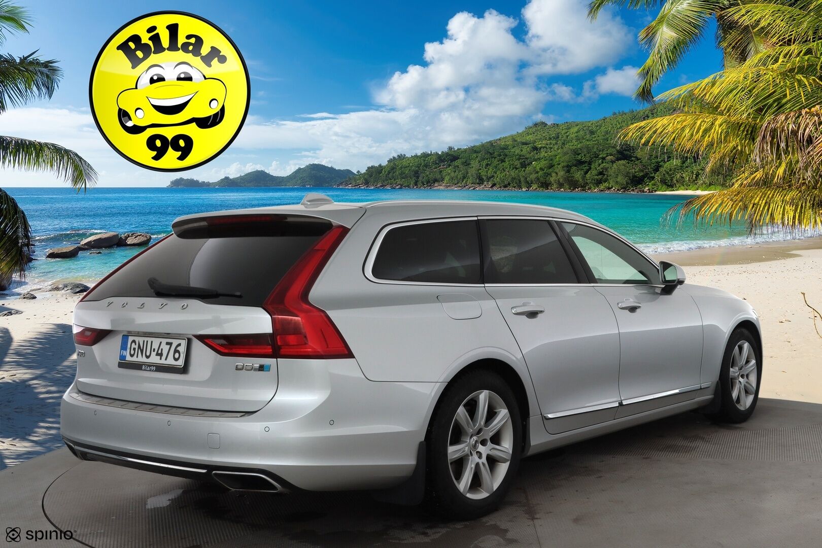 Volvo V90 2017 D5 AWD Inscription aut * Webasto / Koukku / Panorama / B&O / ACC / Full-LED / 360° / Sportnahat Muistilla * - Kahdet renkaat 
