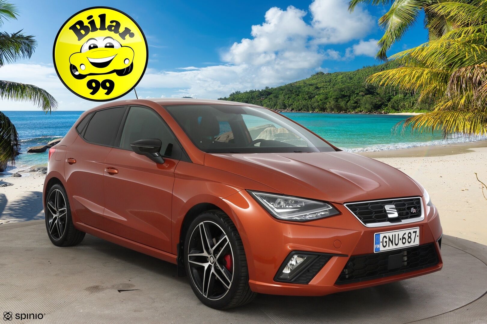 Seat Ibiza 2020 1,0 EcoTSI 115 FR DSG * KeyLessGo / Adapt. Vakkari / Lohkolämmitin * - * Vähän ajettu suomiauto *