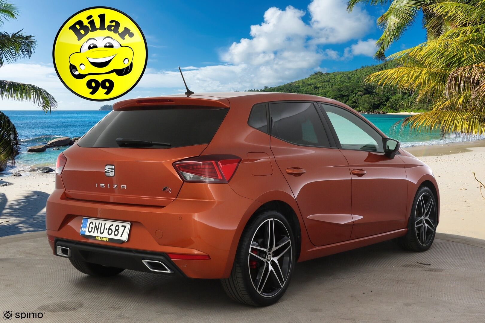 Seat Ibiza 2020 1,0 EcoTSI 115 FR DSG * KeyLessGo / Adapt. Vakkari / Lohkolämmitin * - * Vähän ajettu suomiauto *