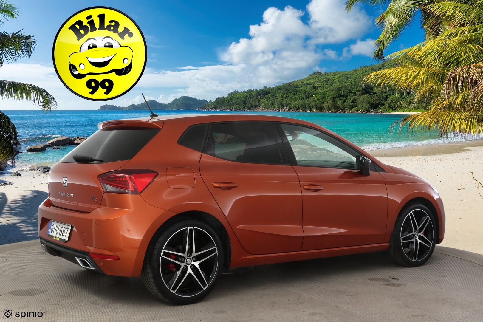 Seat Ibiza 2020 1,0 EcoTSI 115 FR DSG * KeyLessGo / Adapt. Vakkari / Lohkolämmitin * - * Vähän ajettu suomiauto *