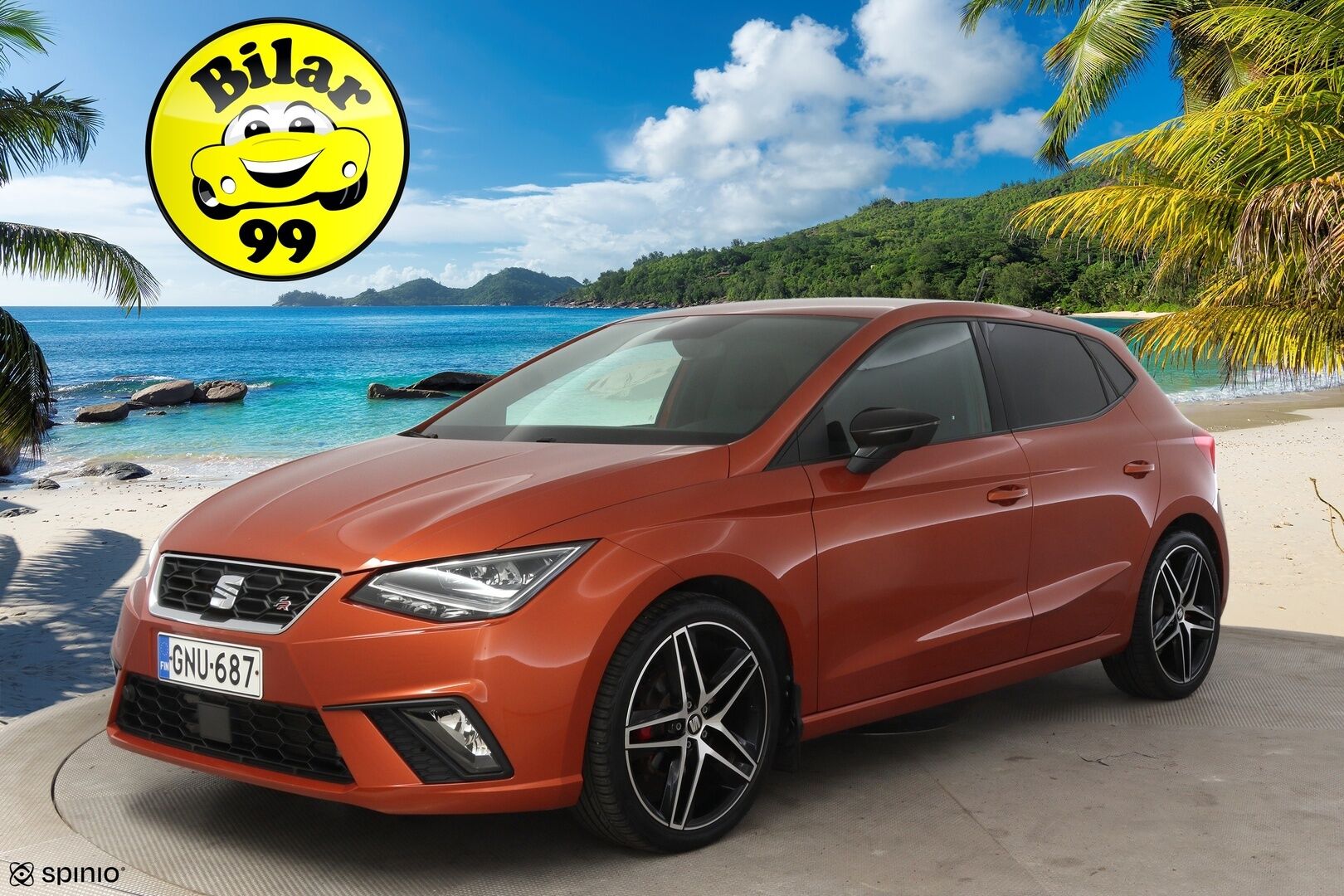 Seat Ibiza 2020 1,0 EcoTSI 115 FR DSG * KeyLessGo / Adapt. Vakkari / Lohkolämmitin * - * Vähän ajettu suomiauto *