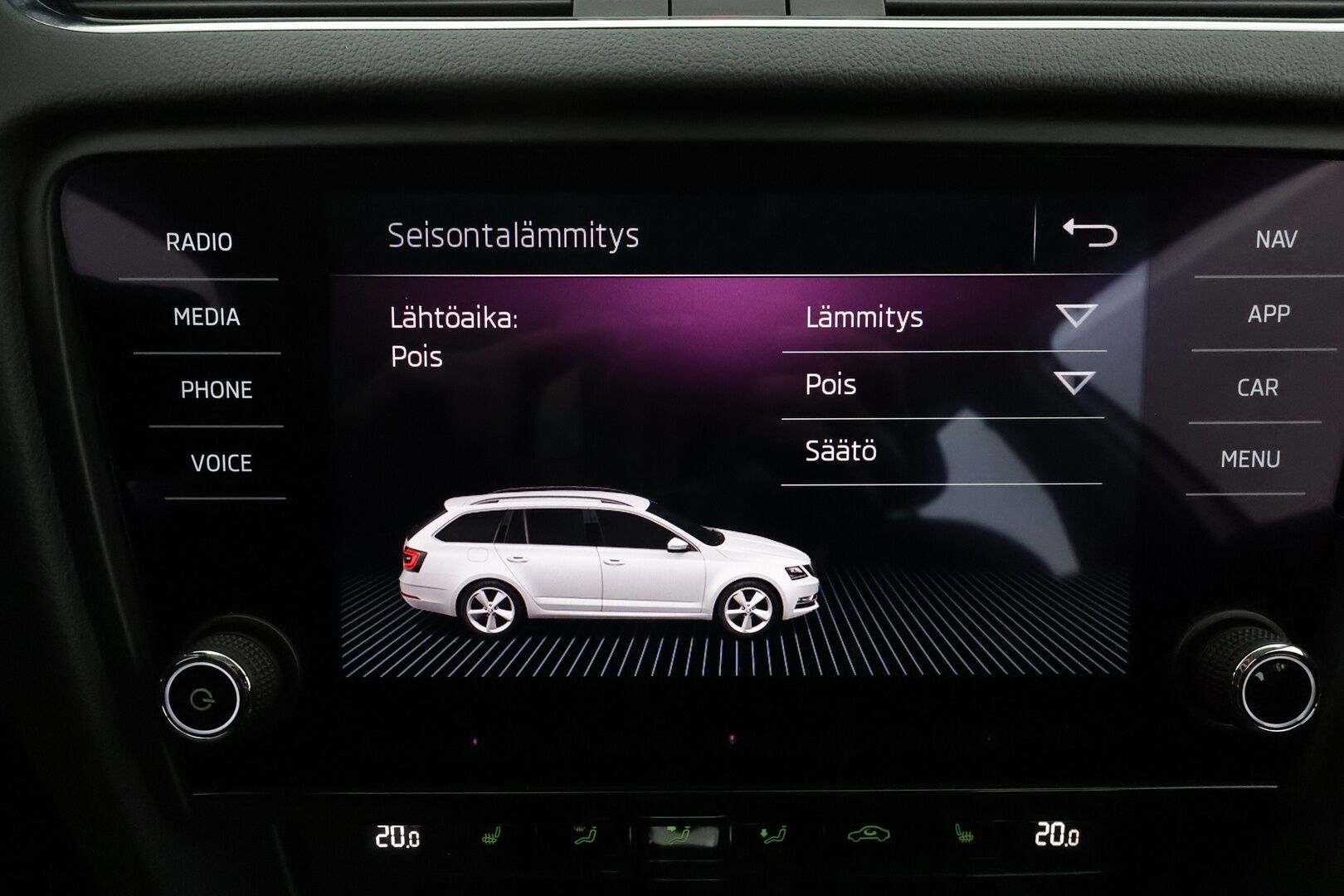 Skoda Octavia 2020 Combi 1,5 TSI Style BusinessLine DSG Aut. **1.Om suomi-auto / Webasto / Koukku / Adapt.Vakkari / P.Kamera / LED-valot** - Navi / Kaistavahti / Katveavustin / KeylessGO 