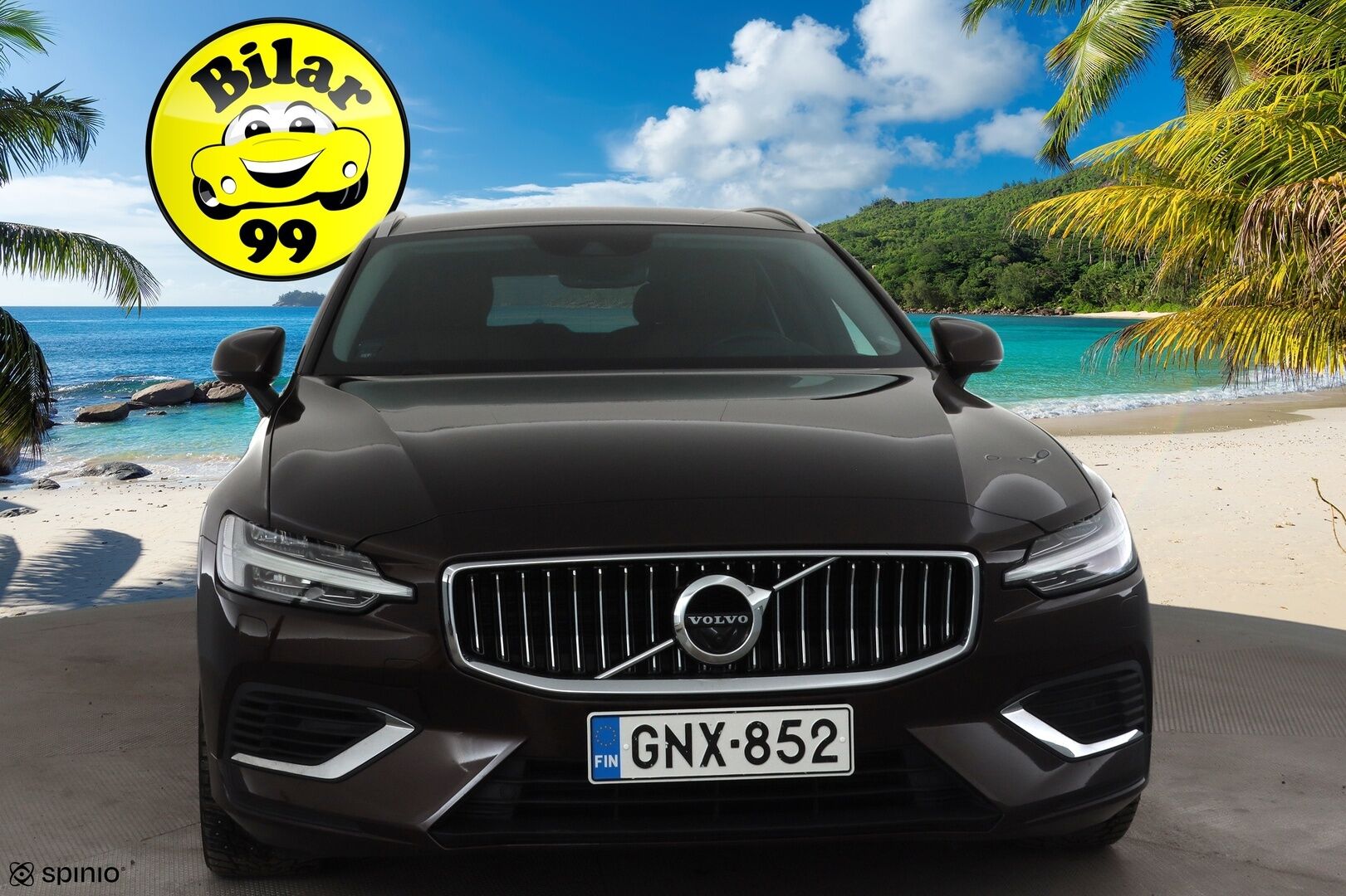 Volvo V60 2020 T8 TwE AWD Inscription aut * ACC / Webasto / Koukku / LED / Ruskeat nahat / Blis / 360 ° / Apple & Android * - Akku kuntotarkastettu / Merkkihuollettu / Kahdet renkaat 