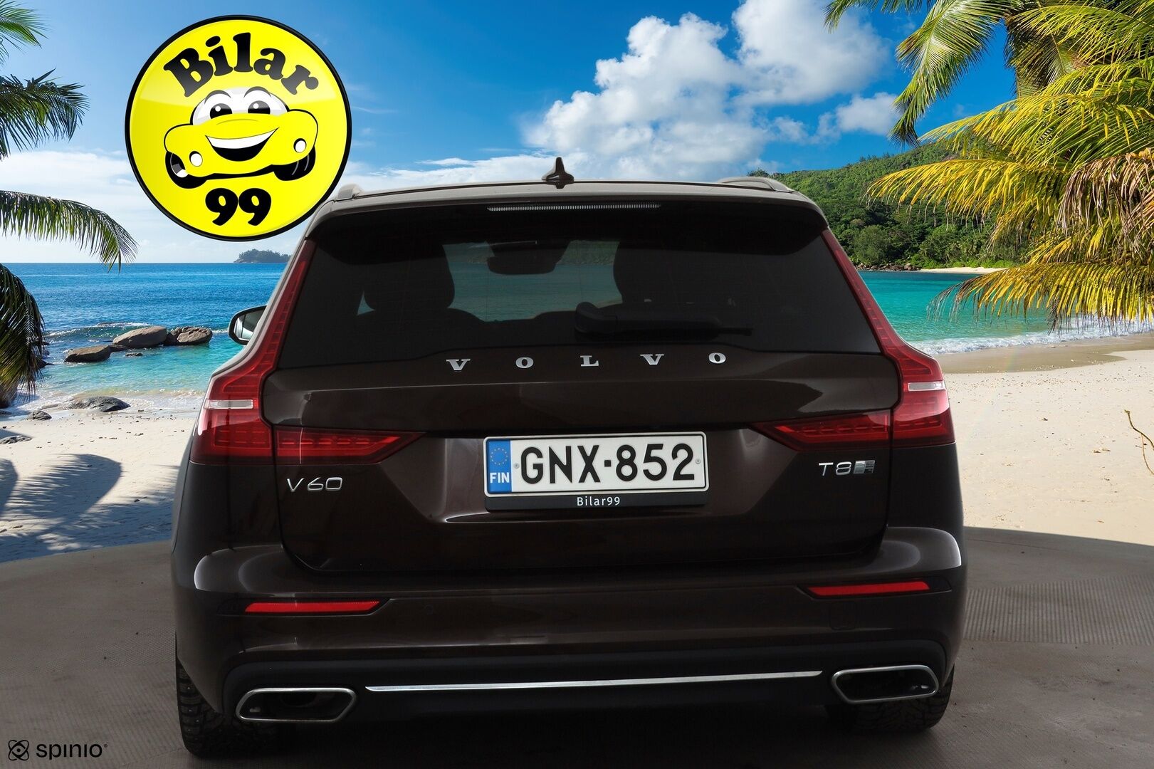 Volvo V60 2020 T8 TwE AWD Inscription aut * ACC / Webasto / Koukku / LED / Ruskeat nahat / Blis / 360 ° / Apple & Android * - Akku kuntotarkastettu / Merkkihuollettu / Kahdet renkaat 