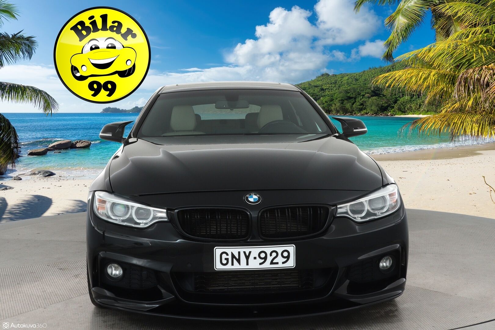 BMW 420 2016 F36 Gran Coupe 420d A xDrive M Sport **H&K / Kattoluukku / Vaaleat sporttinahat / ComfortAccess / Prof. Navi / Koukku / P.kamera** - Xenon / Musta kattoverhoilu / 2x Avain 