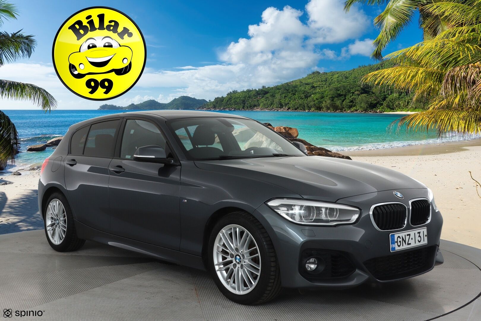 BMW 118 2018 F20 Hatchback 118i M Sport **Vakkari / Sporttipenkit / P.tutkat / Navi / LED / Kangas-Alcantara** - Kahdet renkaat aluvanteilla / Hifit