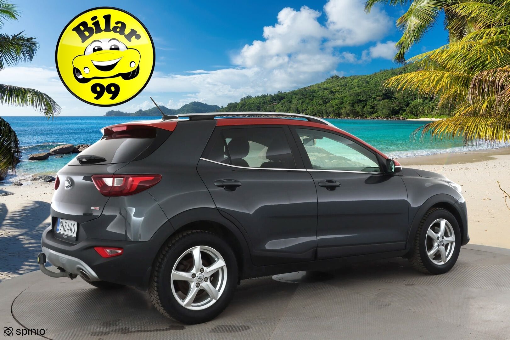 Kia Stonic 2020 1,0 T-GDI ISG 120hv EX Design DCT EcoDynamics * Vakkari / P.kamera / Lohko+SIsä / Koukku * - 1.Om Suomi-auto / Kahdet renkaat aluvanteilla / Merkkihuollettu