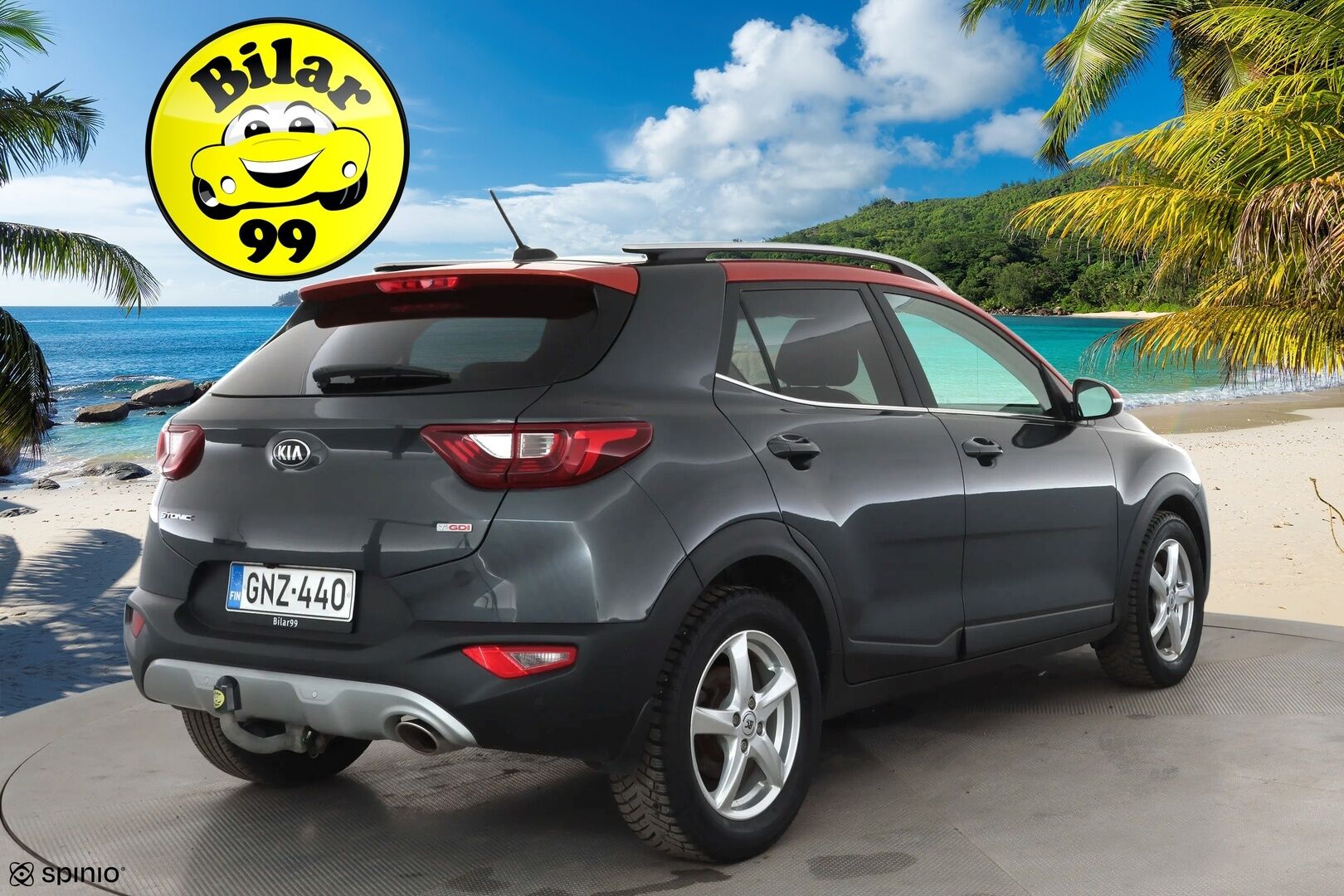 Kia Stonic 2020 1,0 T-GDI ISG 120hv EX Design DCT EcoDynamics * Vakkari / P.kamera / Lohko+SIsä / Koukku * - 1.Om Suomi-auto / Kahdet renkaat aluvanteilla / Merkkihuollettu