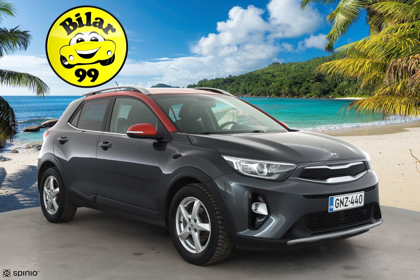 Kia Stonic 2020 1,0 T-GDI ISG 120hv EX Design DCT EcoDynamics * Vakkari / P.kamera / Lohko+SIsä / Koukku * - 1.Om Suomi-auto / Kahdet renkaat aluvanteilla / Merkkihuollettu