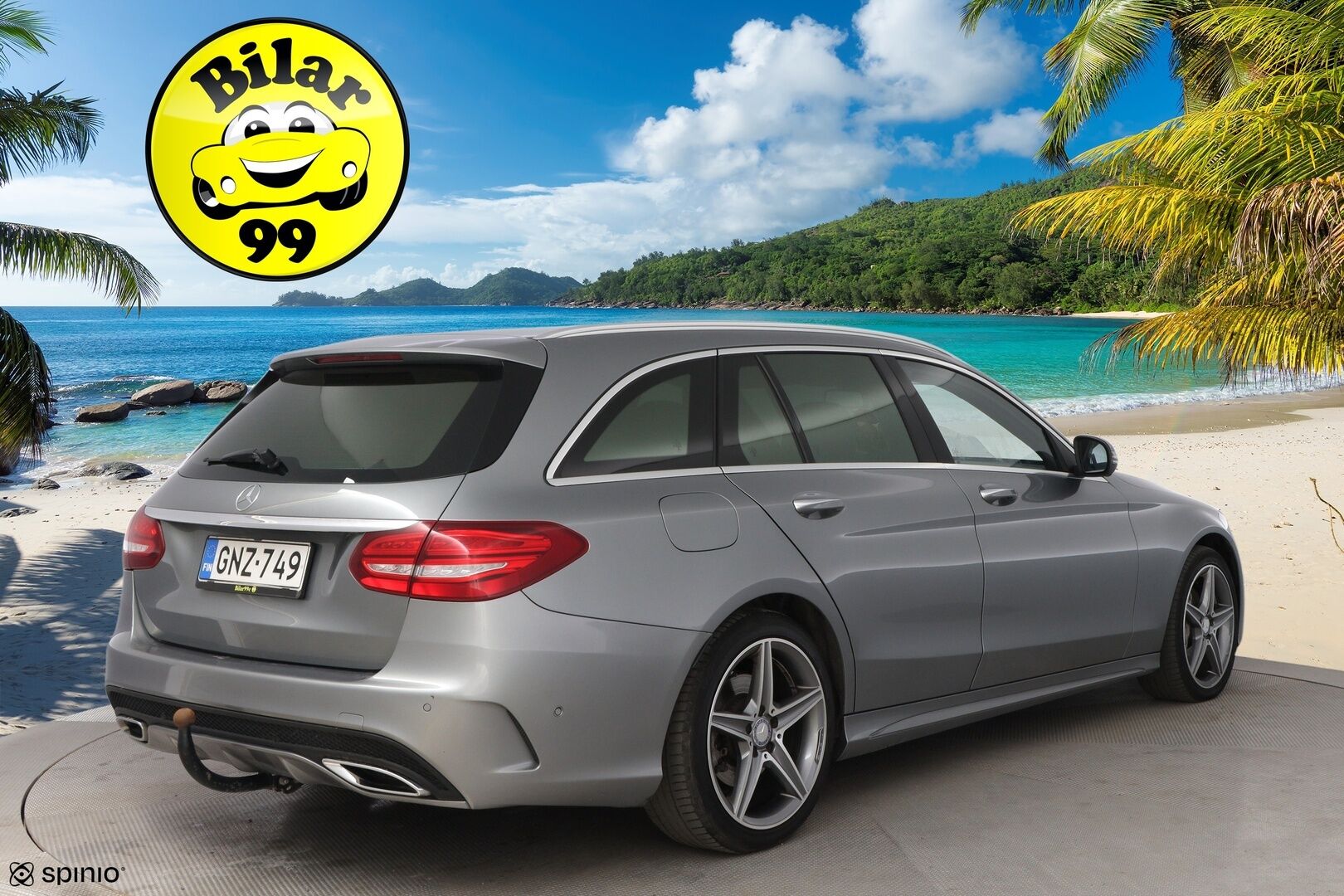 Mercedes-Benz C 2016 220 d 4Matic T A Premium Business AMG * Koukku / Burmester / Panoraama / 360-Kamera / Sporttinahat / Lohkolämmitin / - Supervarusteet / Vakkari / ILS LED / Juuri tullut Tampereelle! - HULLUT AVAJAISHULINAT KORKOTARJOUS 3,29 %